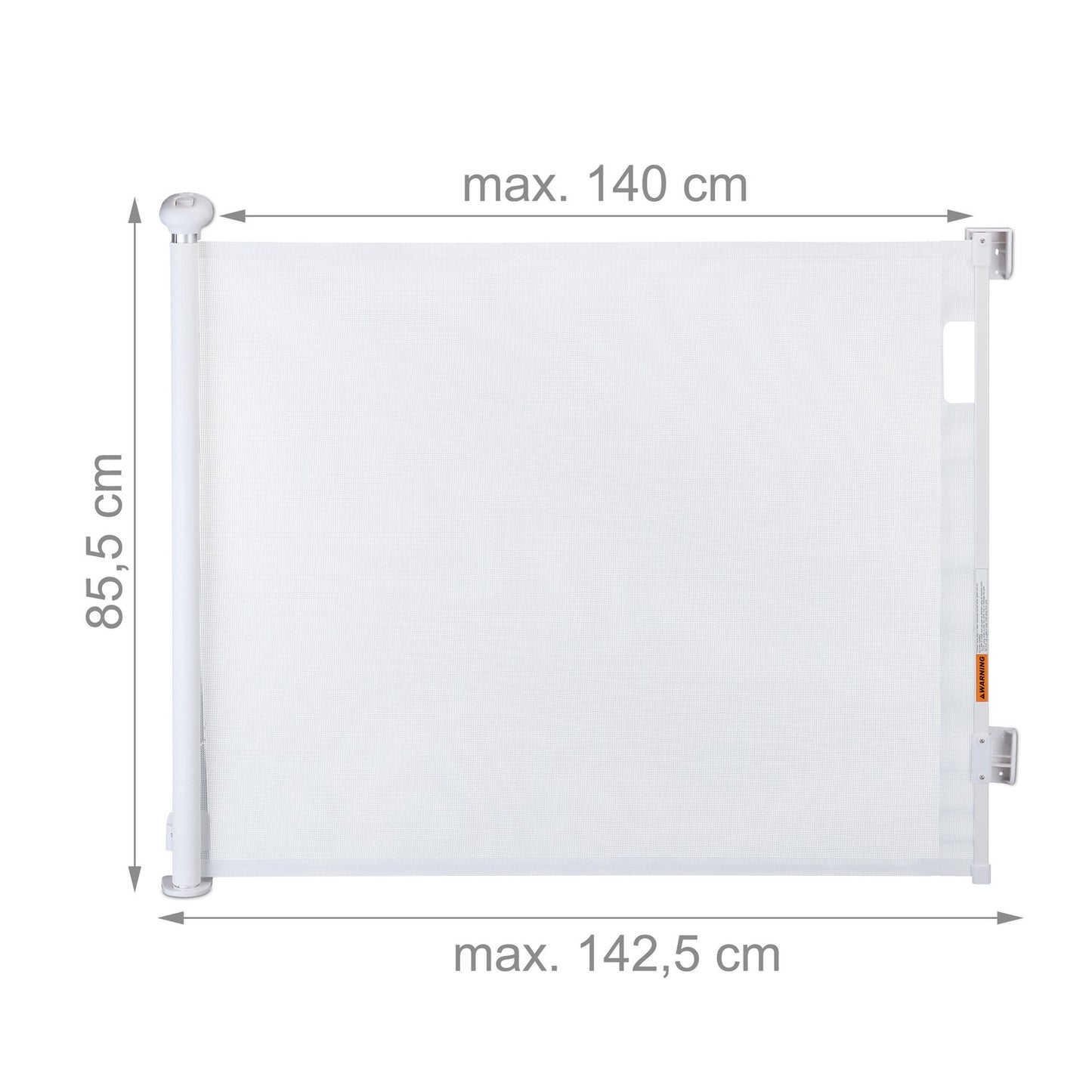 Retractable safety gate