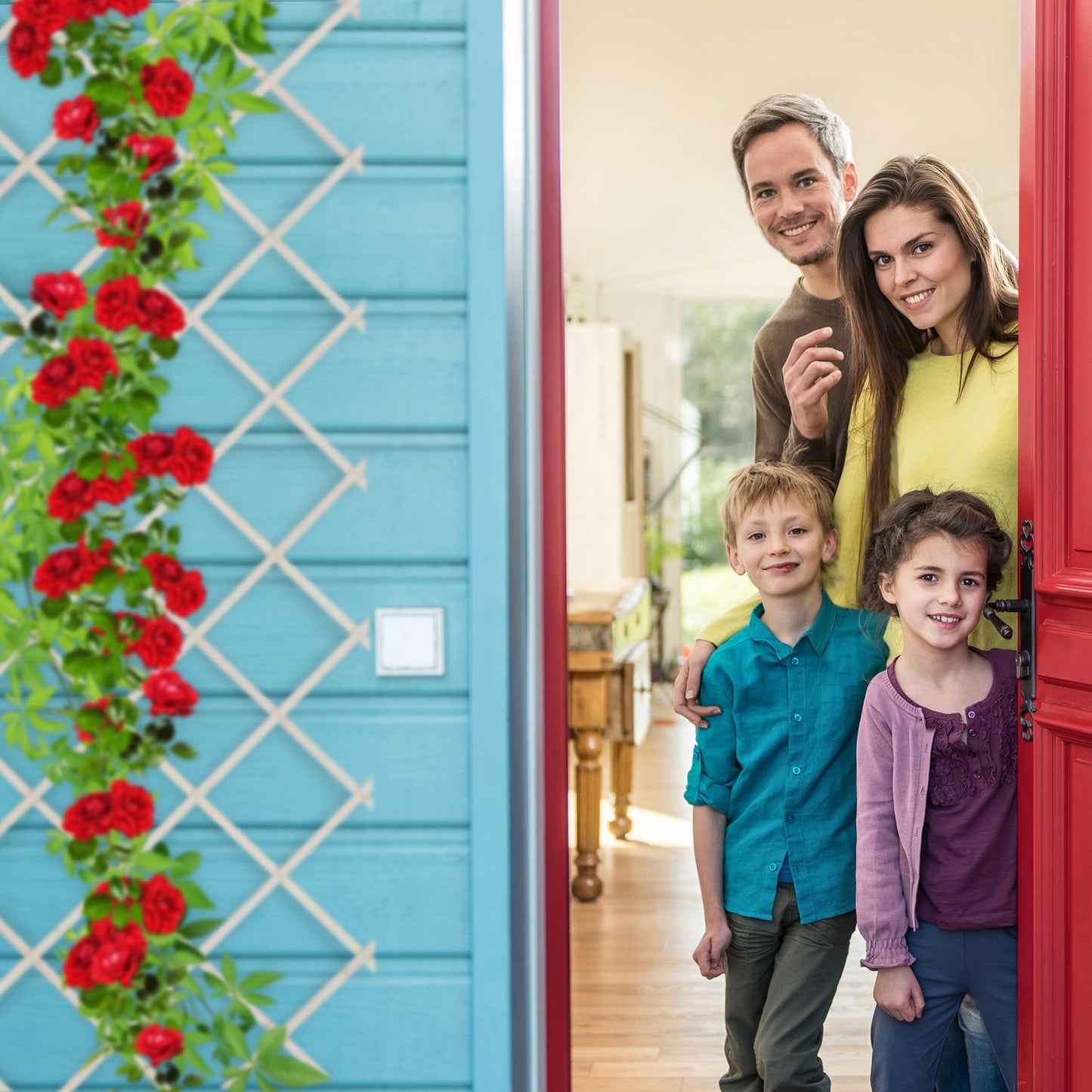 Retractable trellis set of 3