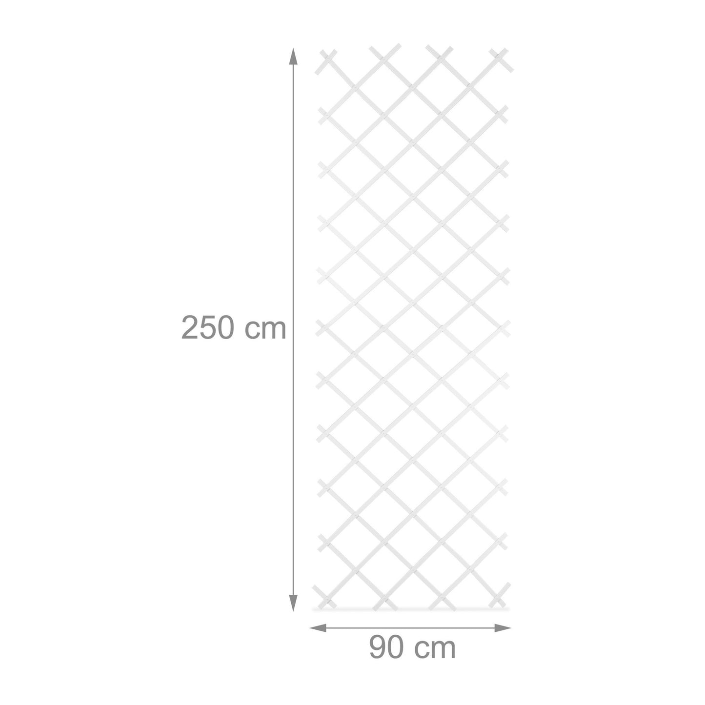 Retractable trellis set with 3,250 cm