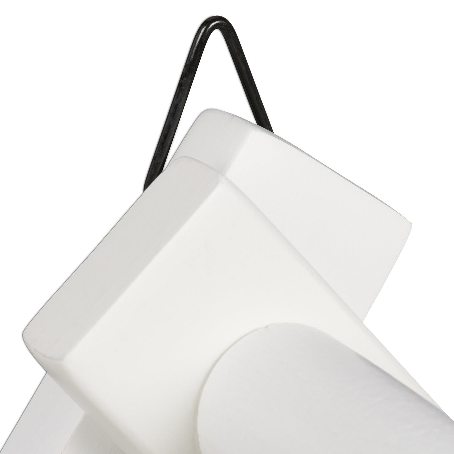 Retractable wall coat hanger in wood