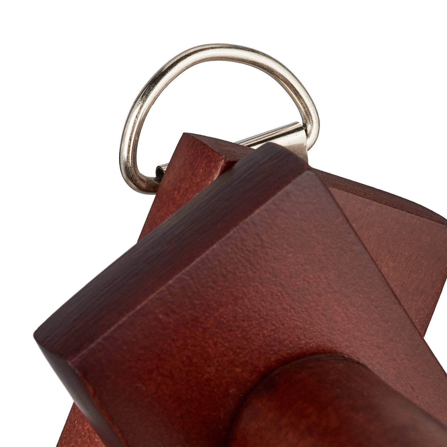 Retractable wall coat hanger in wood