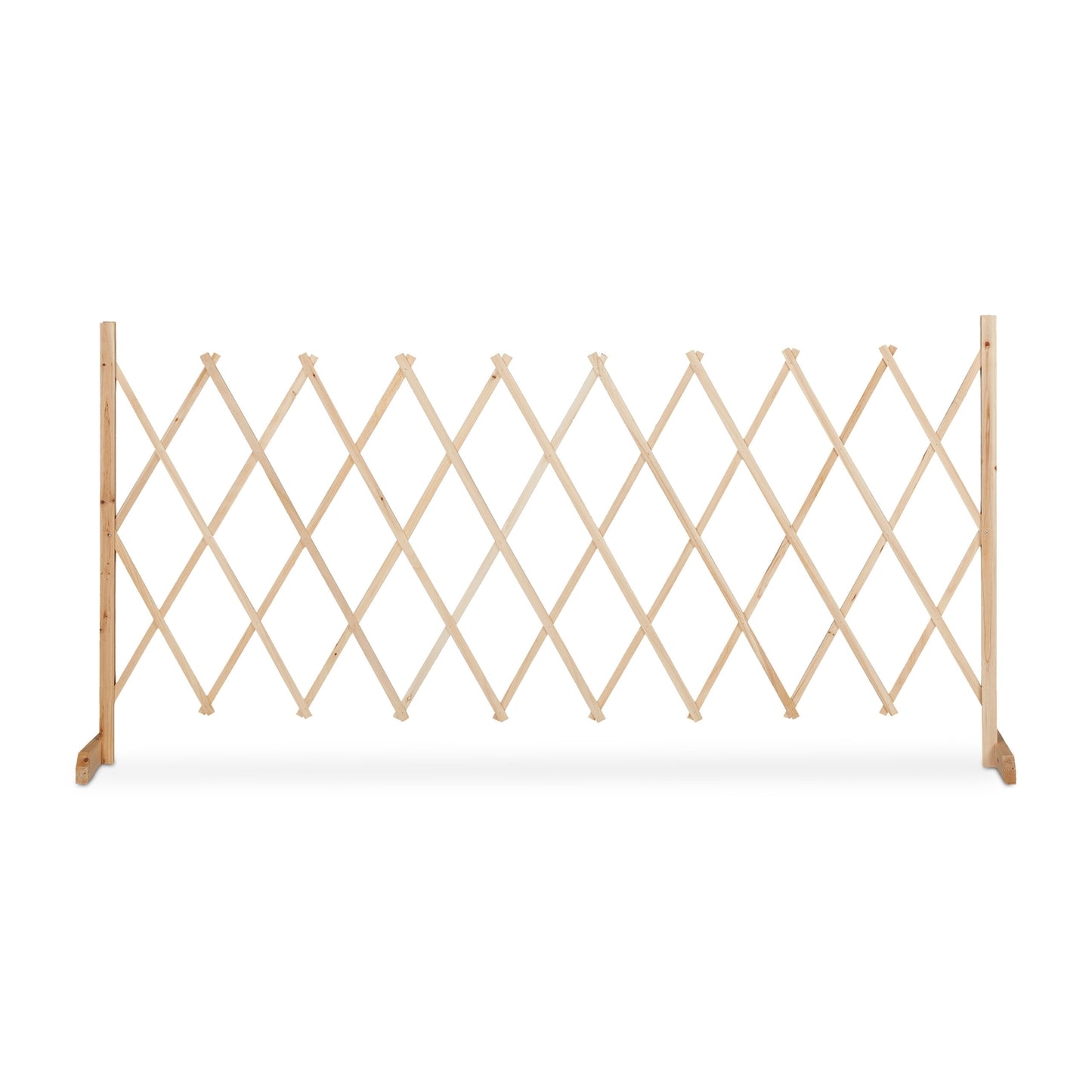 Retractable wooden trellis