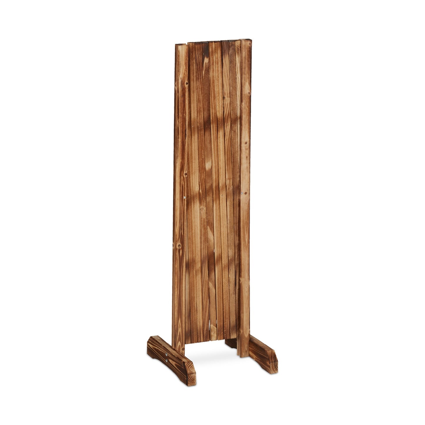 Retractable wooden trellis