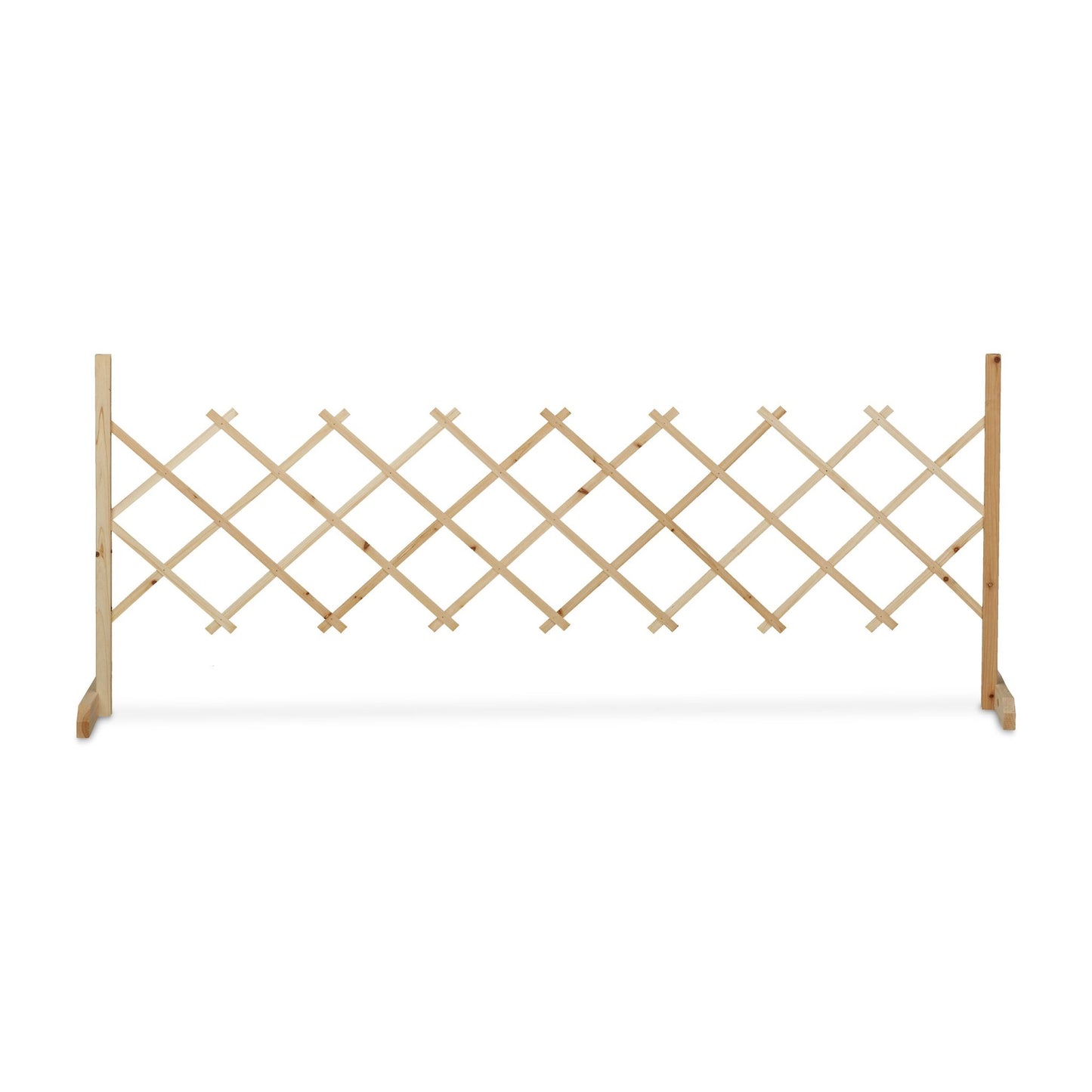 Retractable wooden trellis