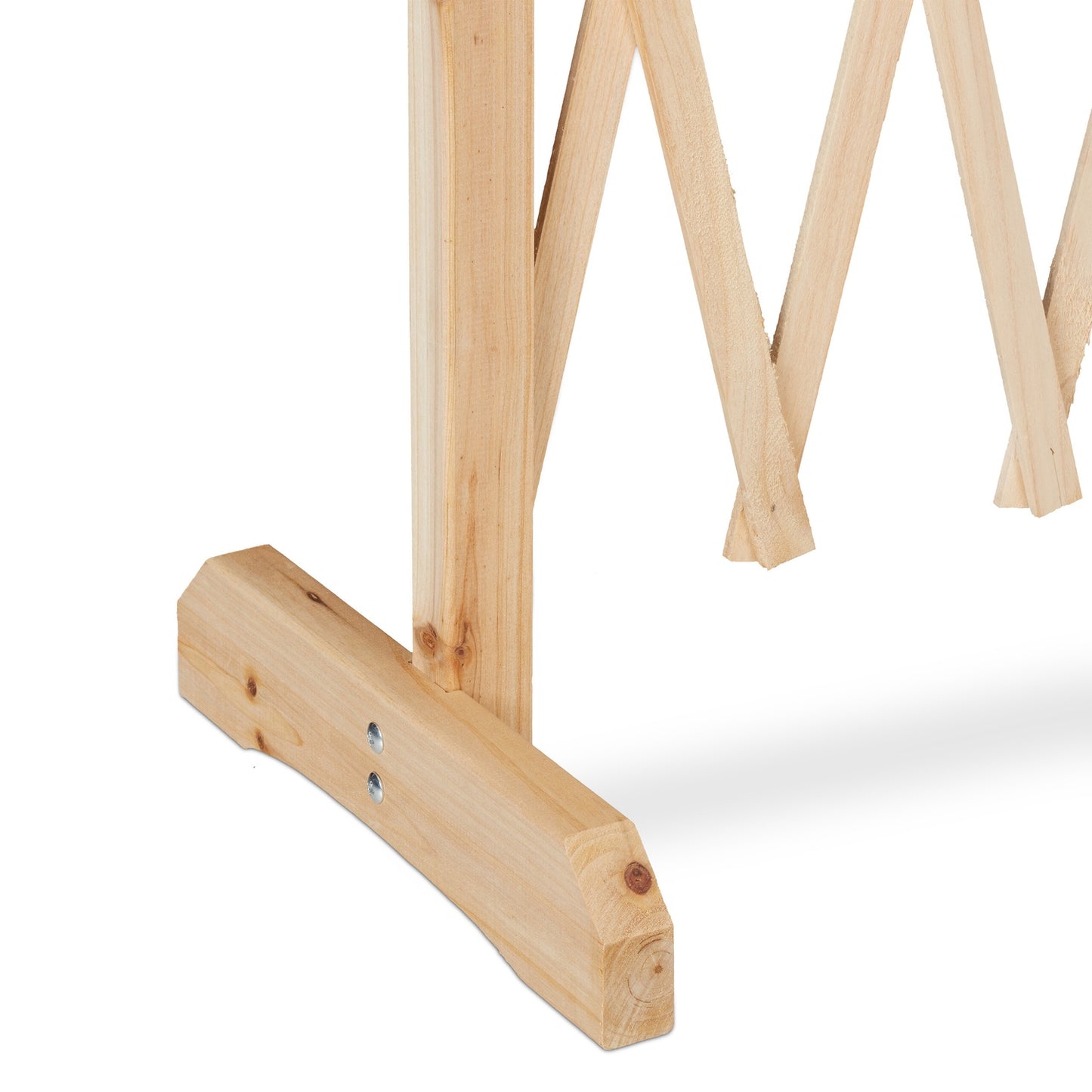 Retractable wooden trellis