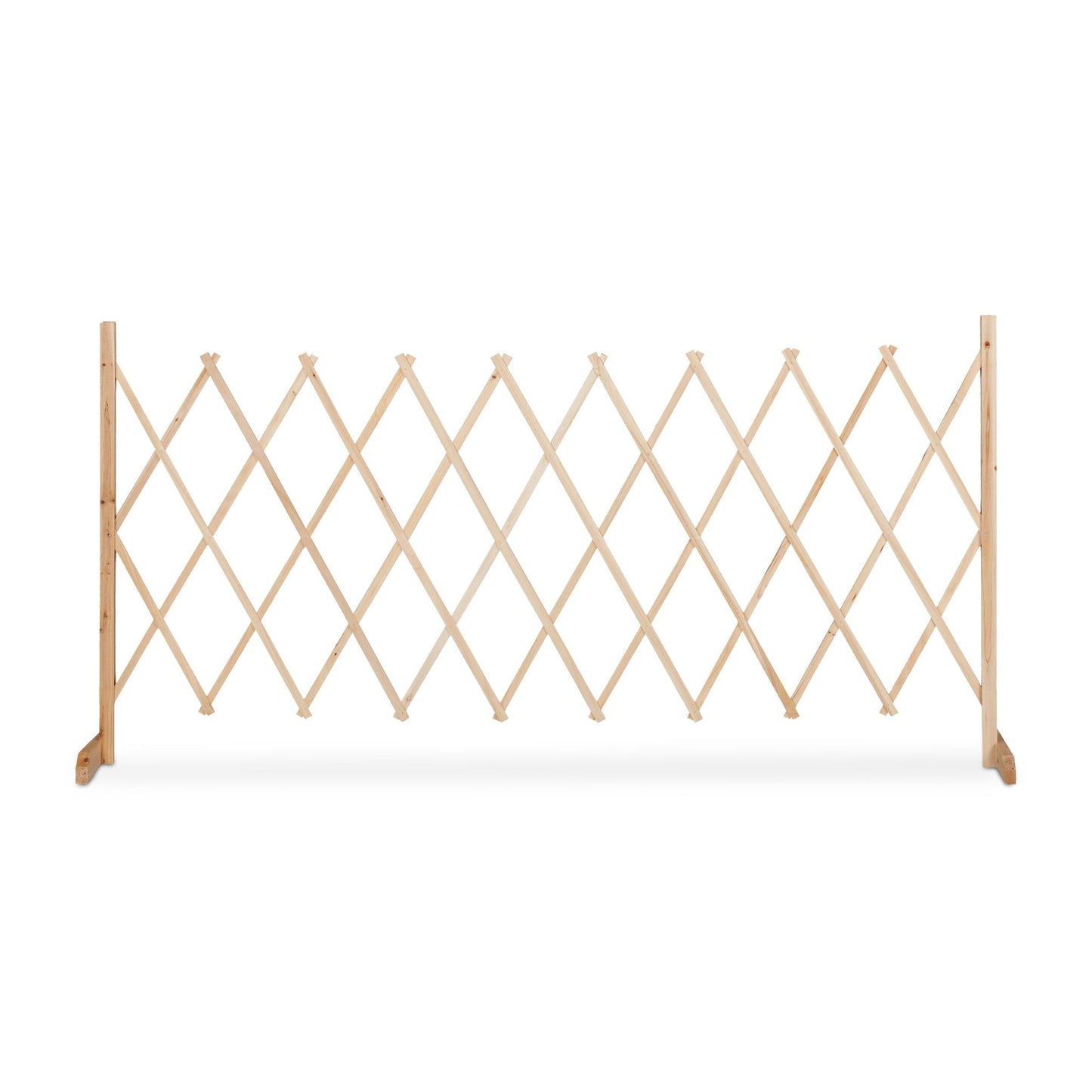 Retractable wooden trellis