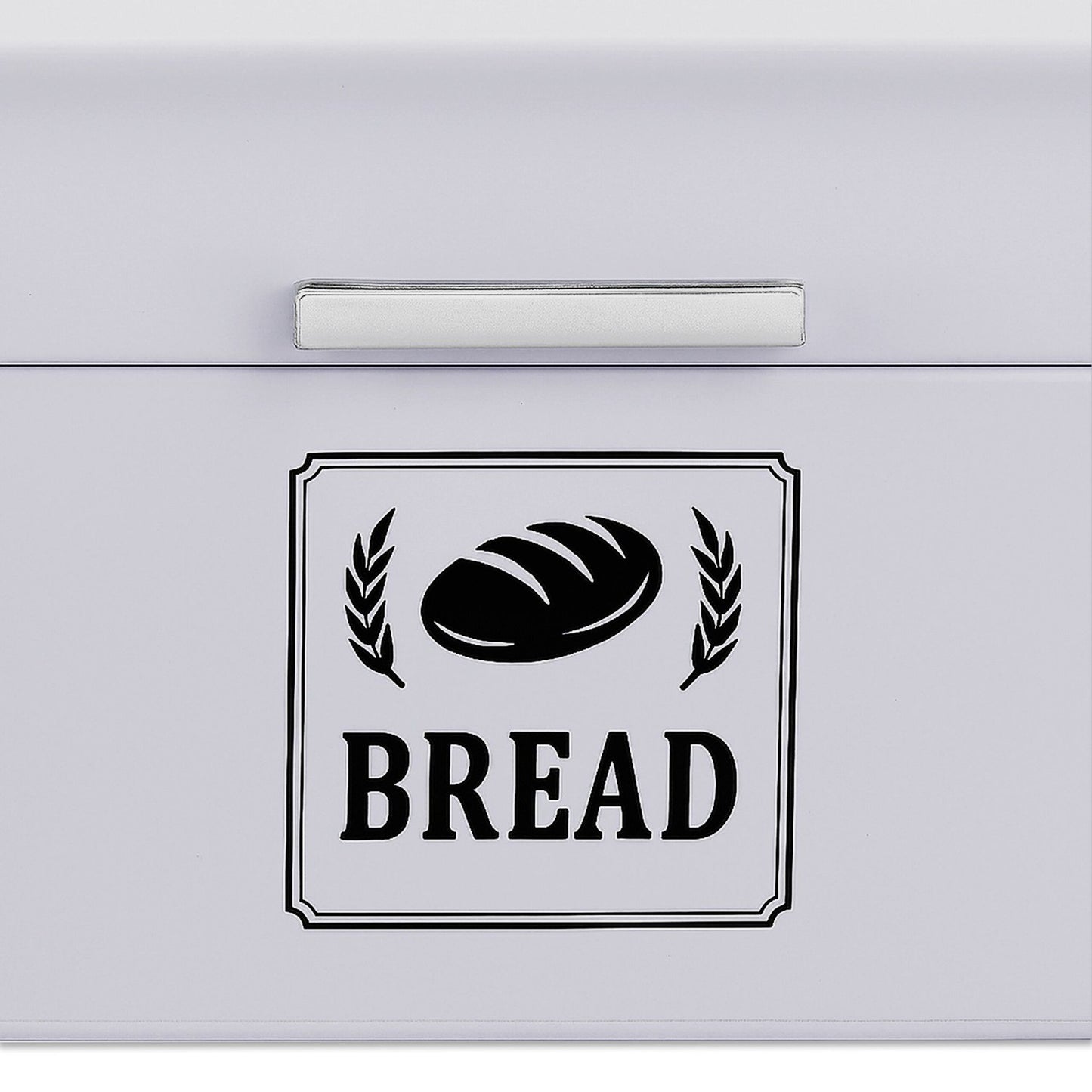 Retro Metal Bread Box with Lid – Compact Storage