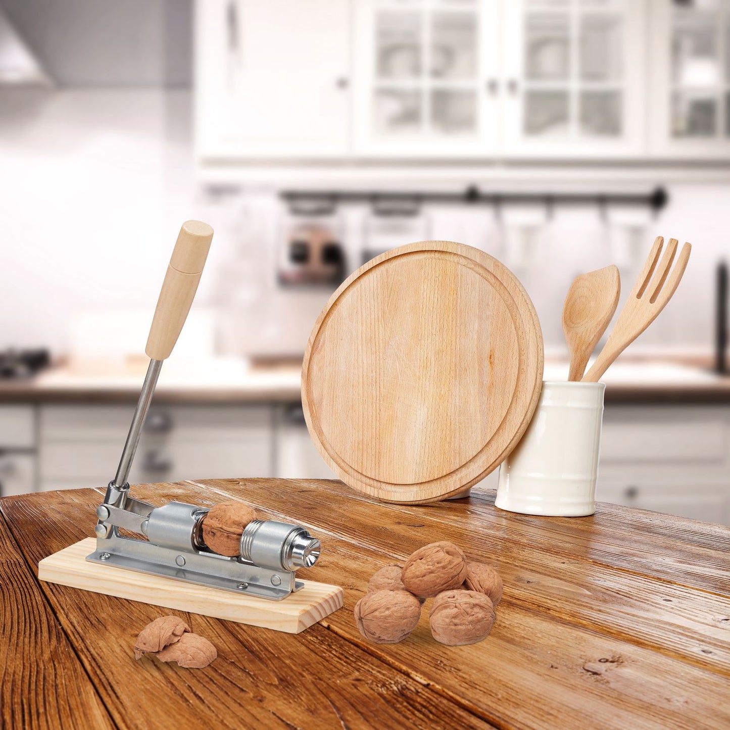 Retro Nutcracker Wood