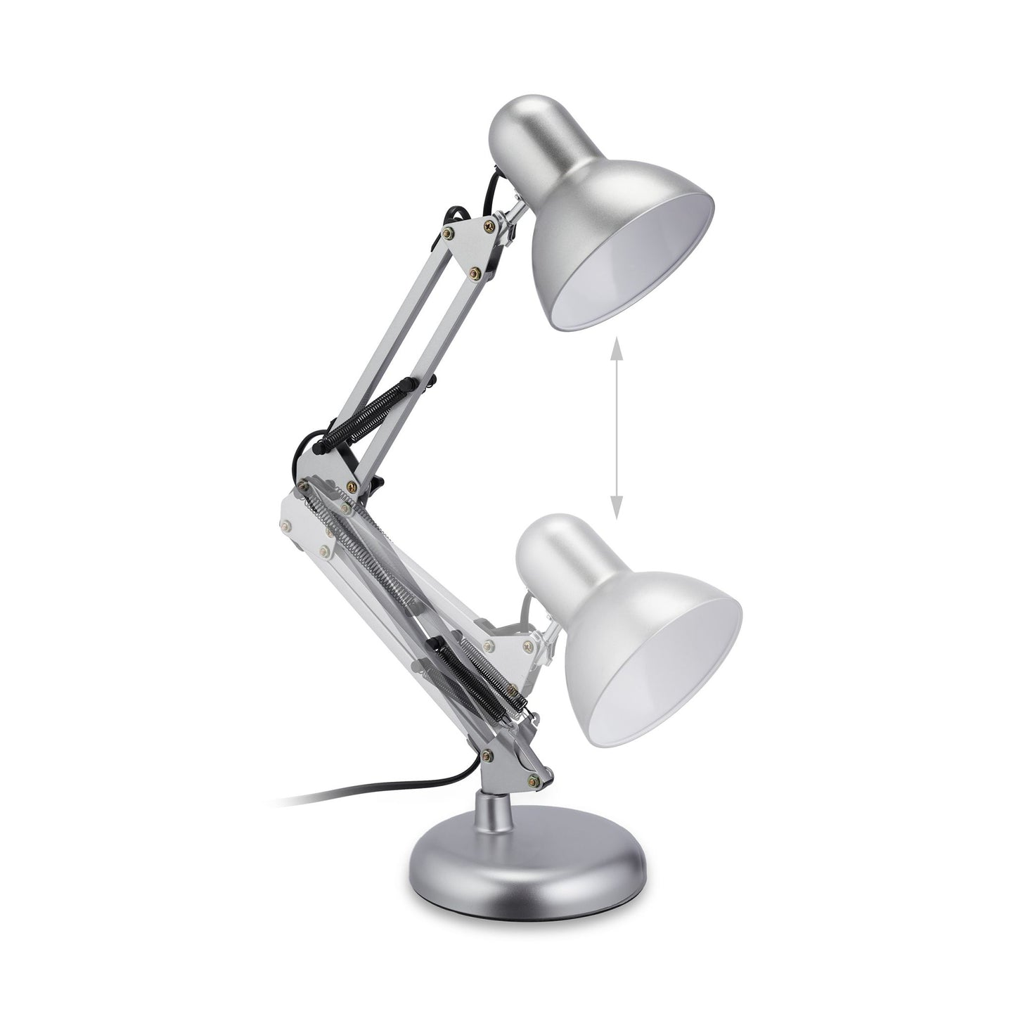 Retro desk lamp silver