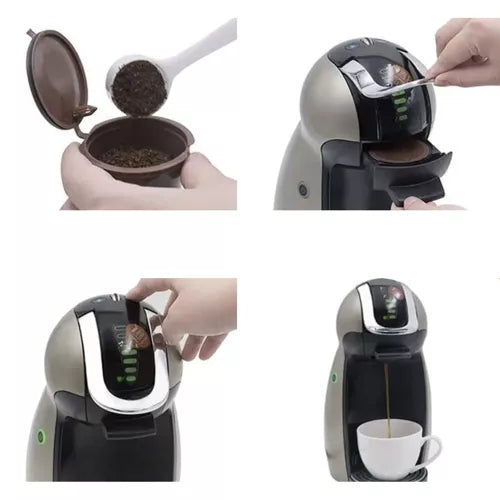 Reusable coffee capsules - 6 pcs. Ruhhy 23028