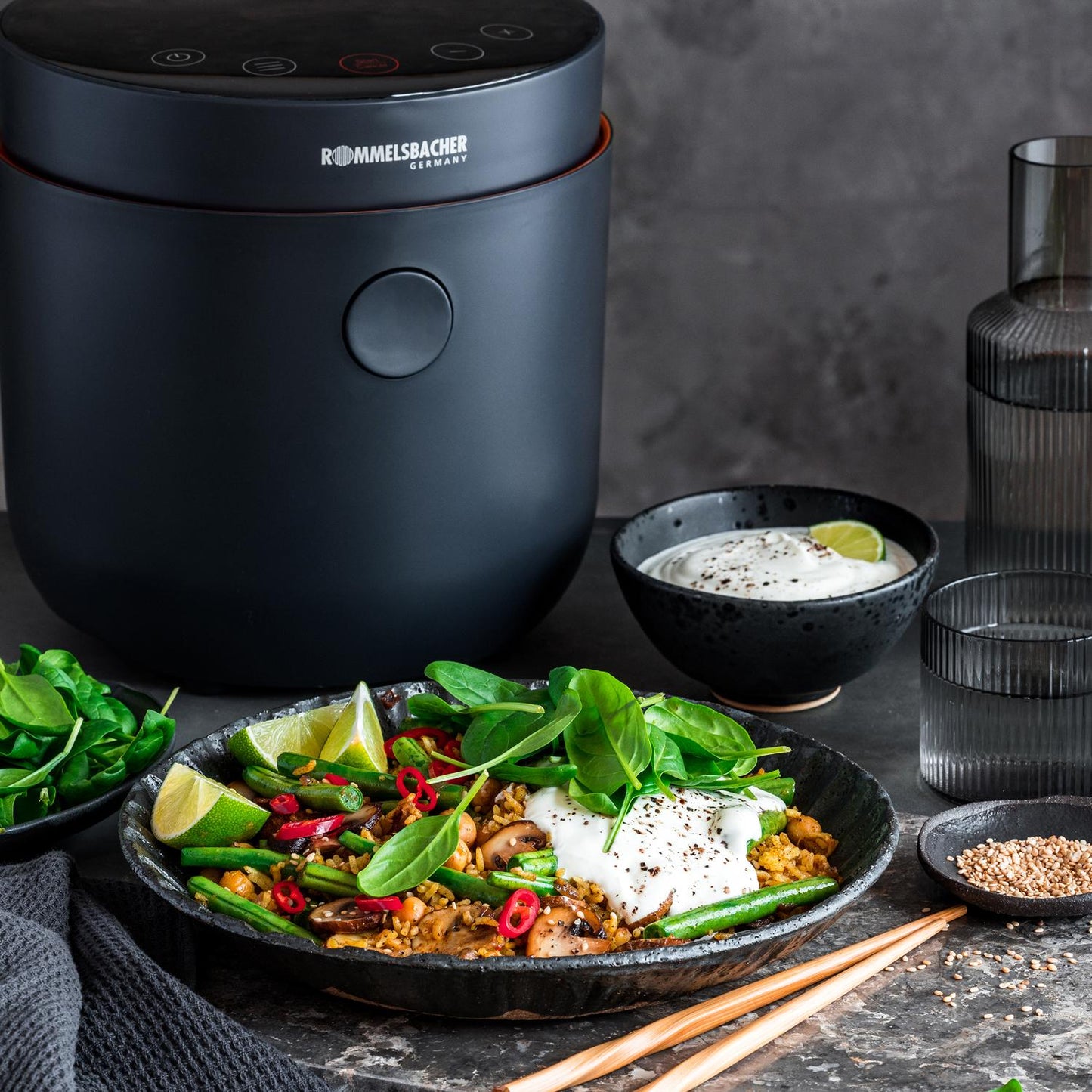 Rice cooker Risa MRK 500 also Soup&Steaming 1.5l 6 pers
