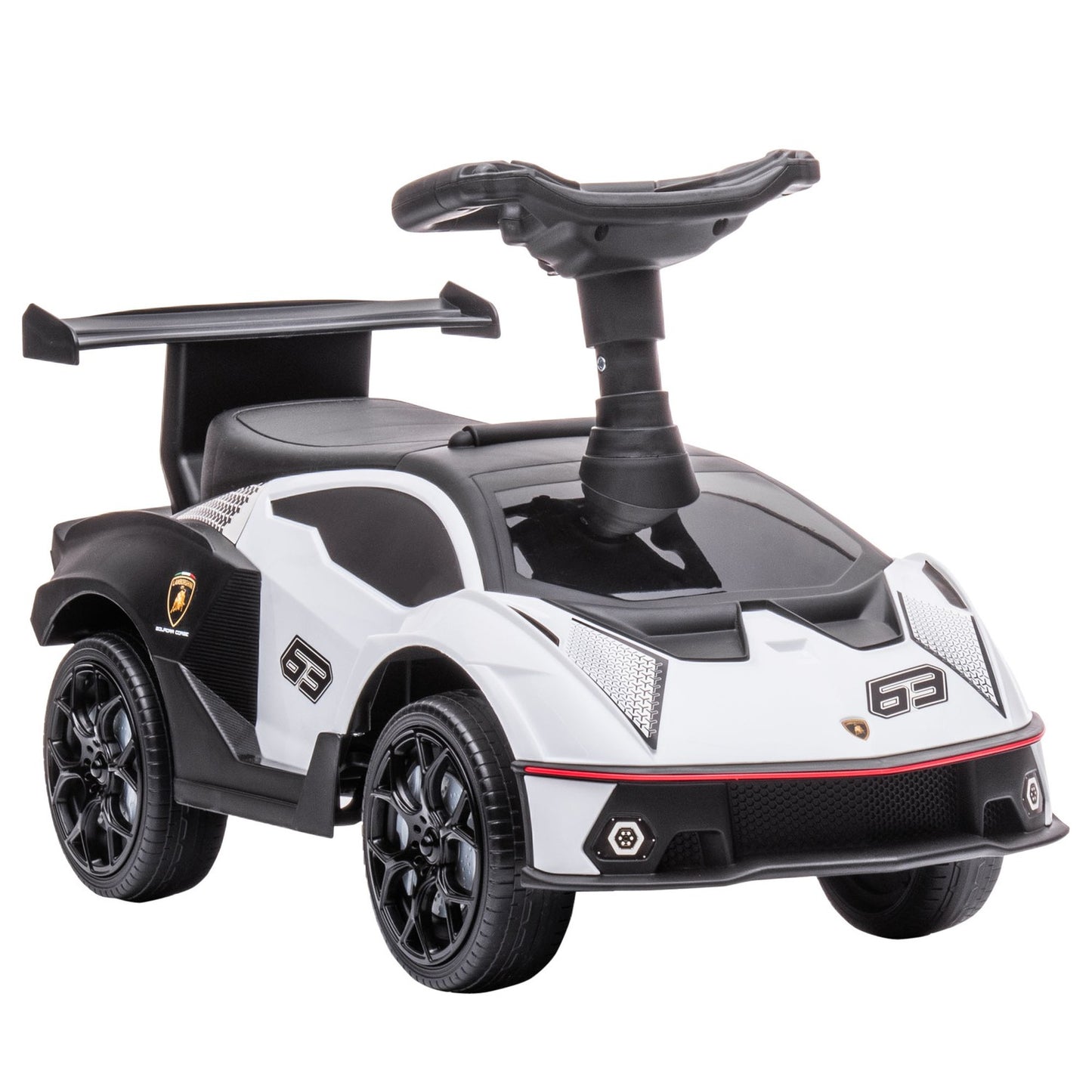 Ride-on car for children with storage, horn and engine sound