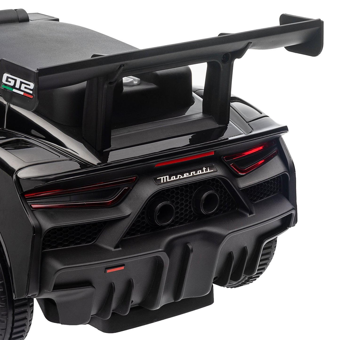 Ride-on car with storage, music and horn for ages 1.5-5, black