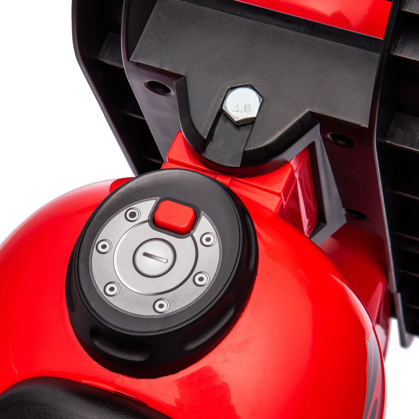 Red ride-on car for children 2-5 years, music and bubble function