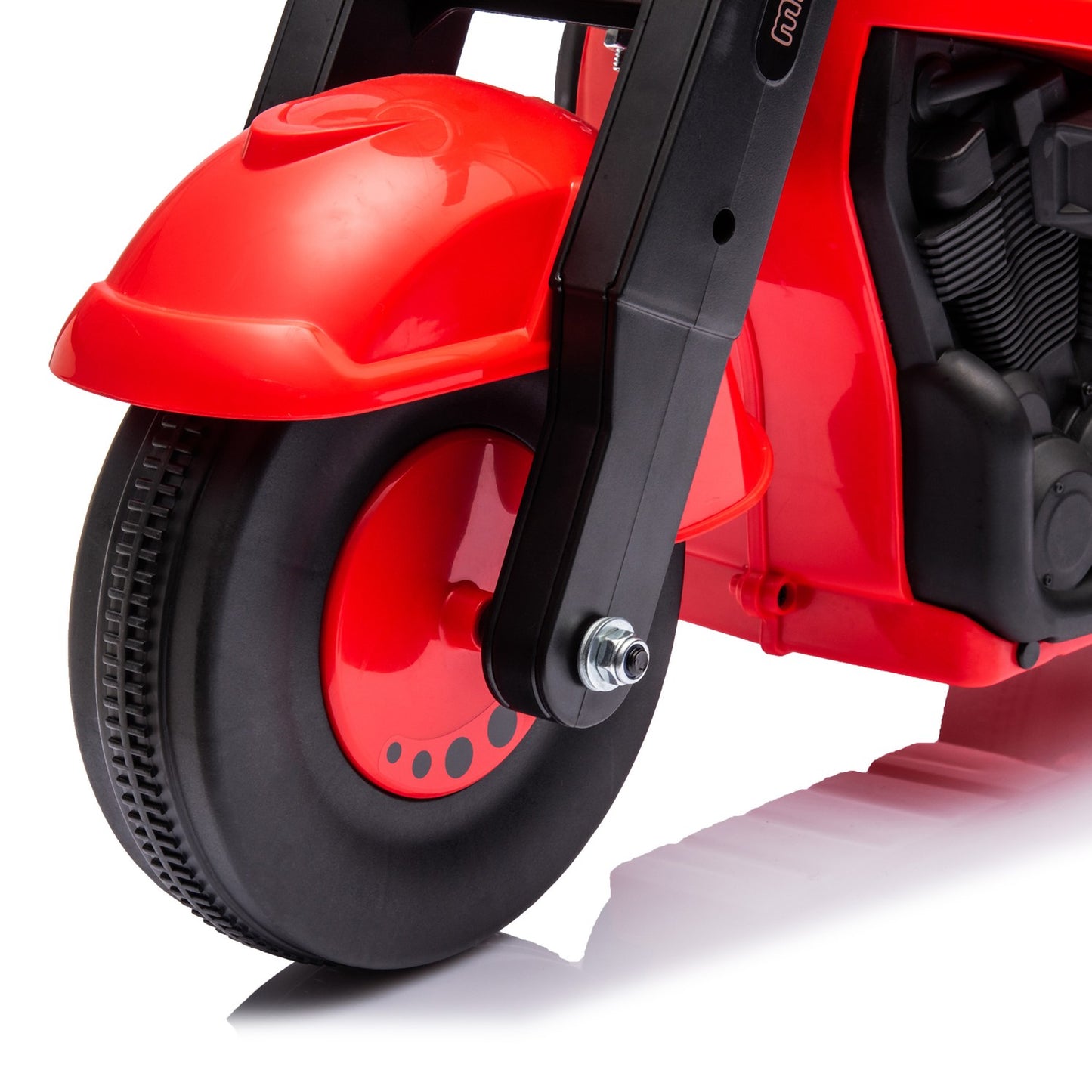 Red ride-on car for children 2-5 years, music and bubble function