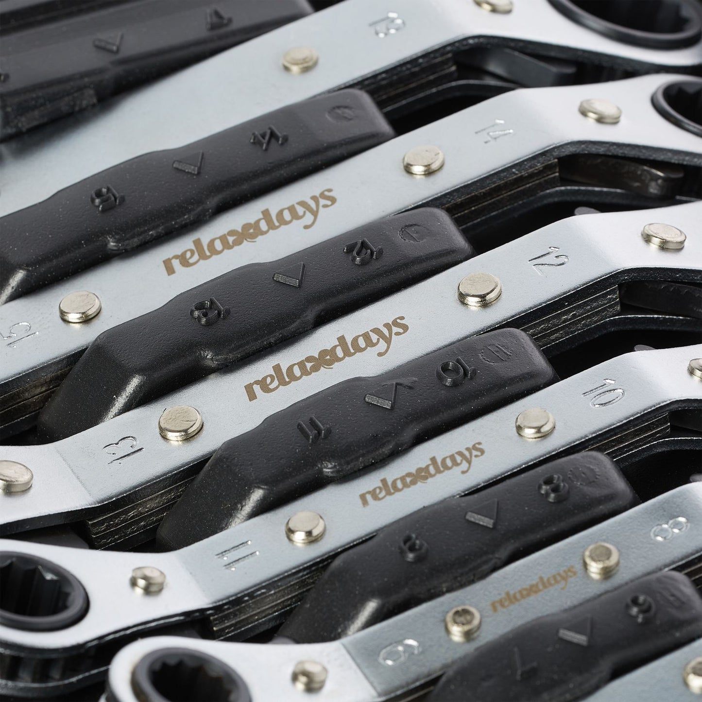 Ring lock wrench set 6 parts