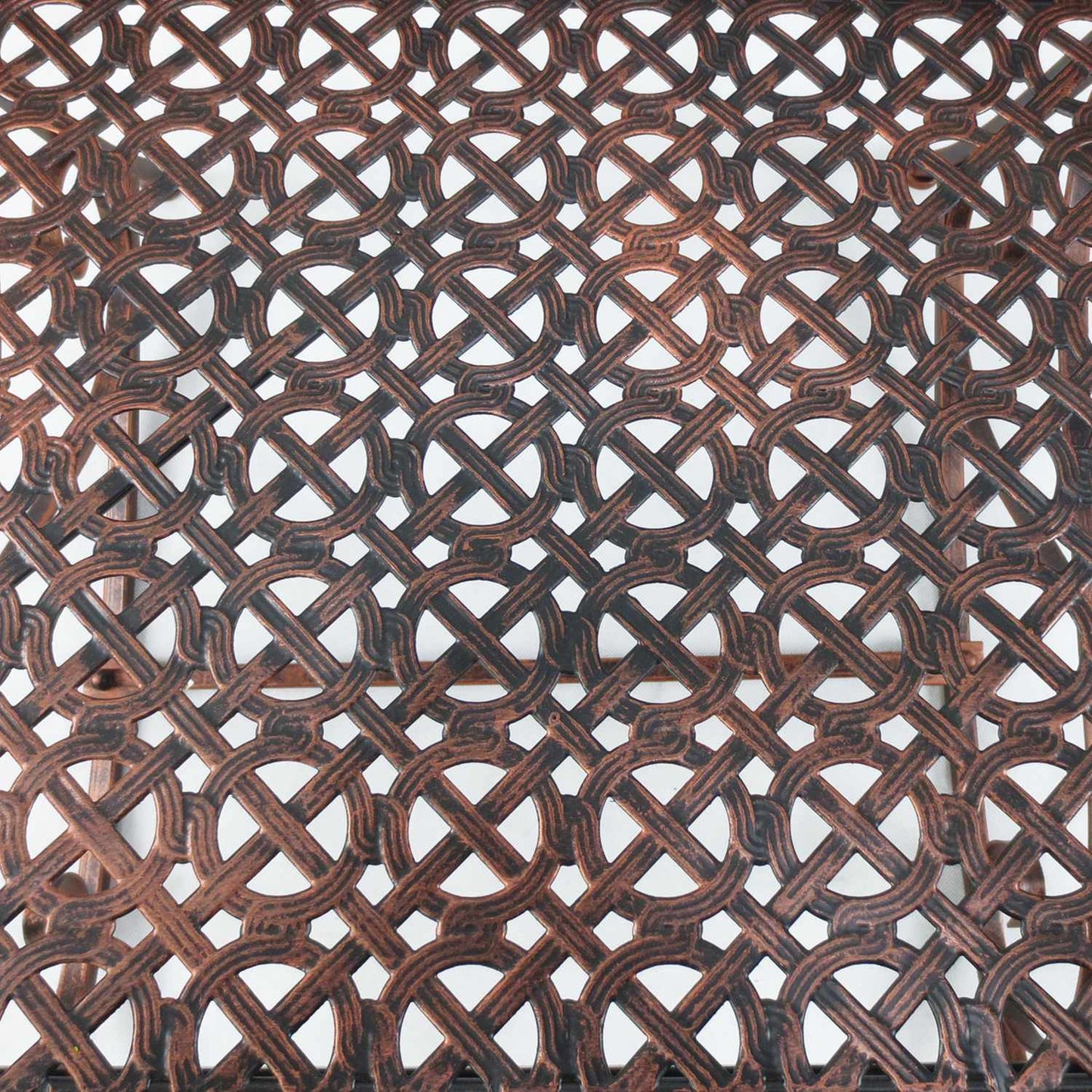 Metal rocking chair - elegant bronze finish