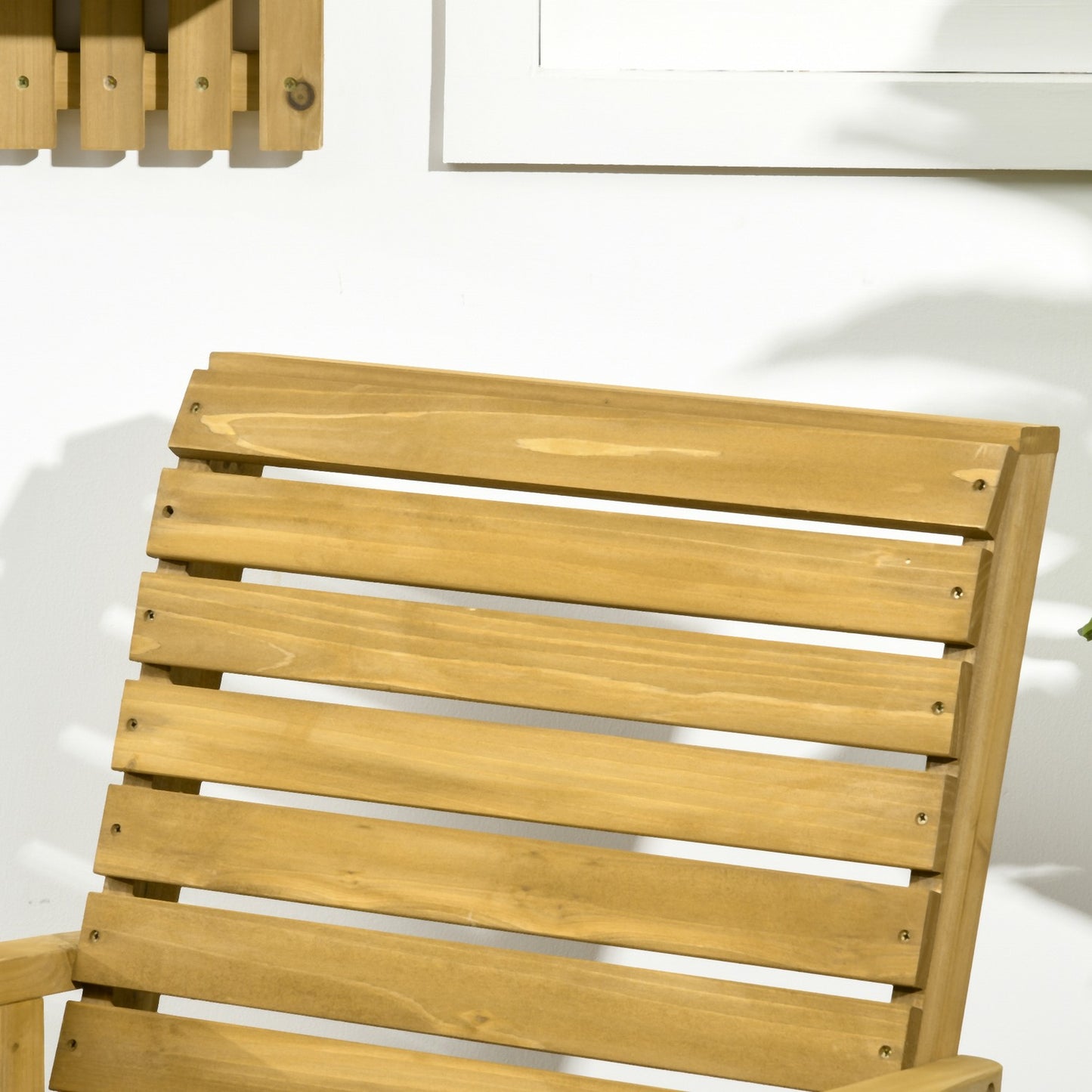 Garden rocking chair, spruce - Arm rest, 130 kg Capacity