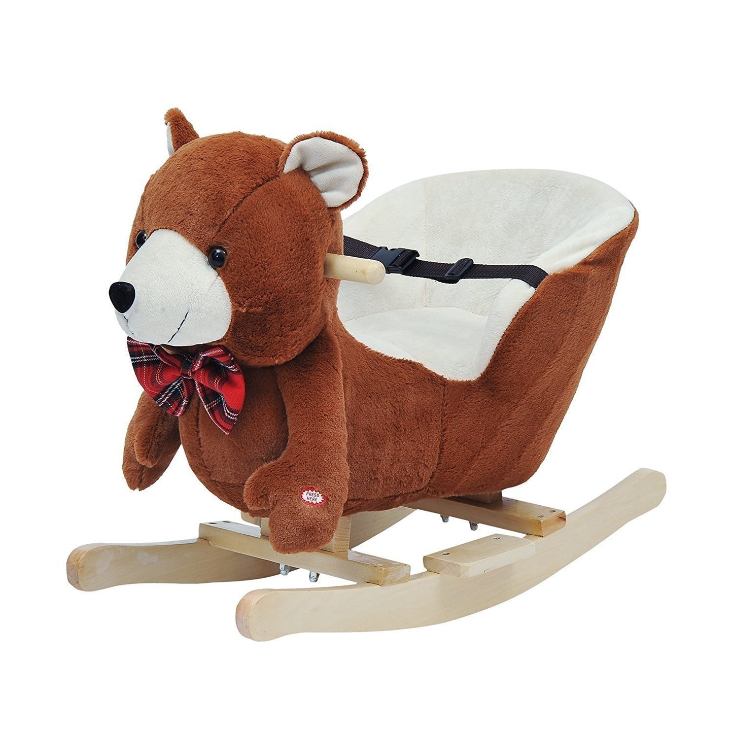 Plush rocking horse toy with singing - perfect Christmas present