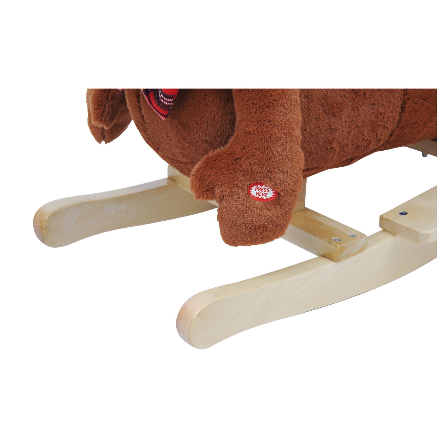 Plush rocking horse toy with singing - perfect Christmas present