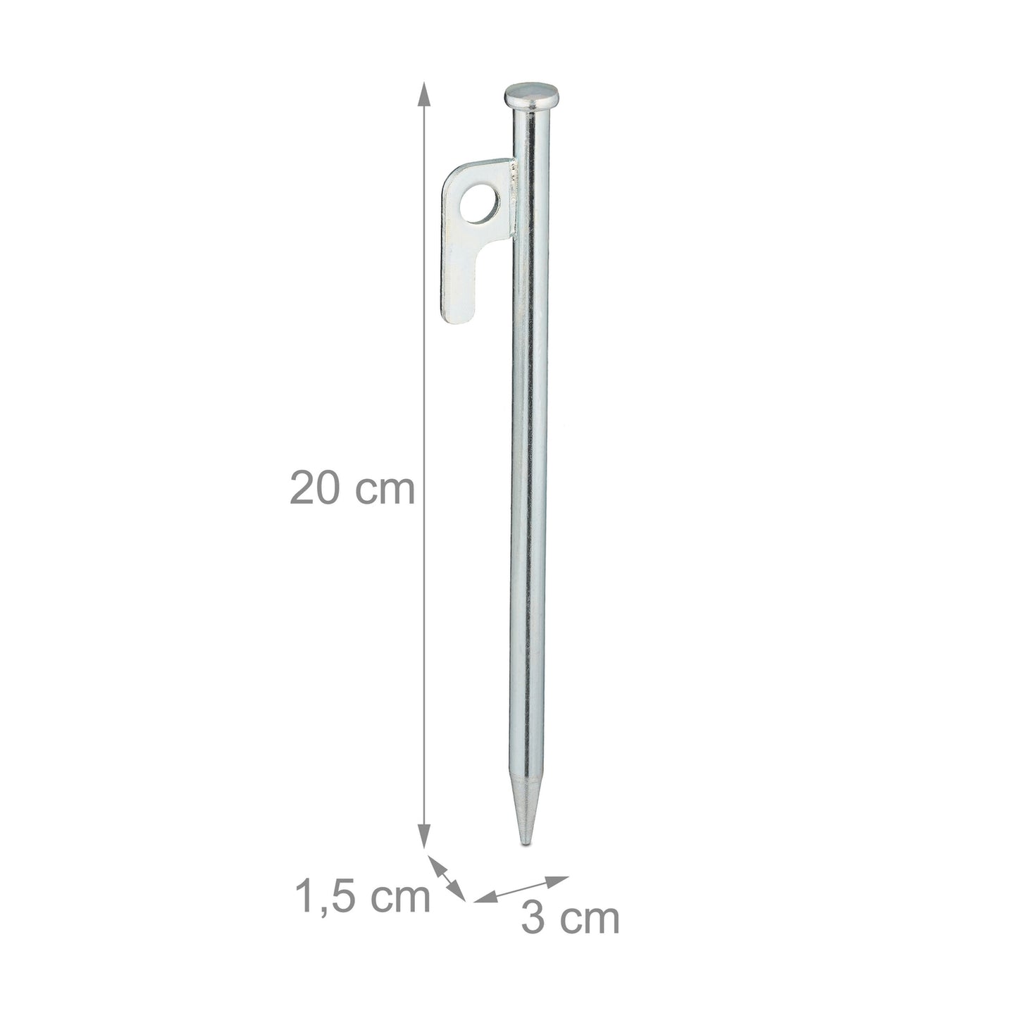 Rock sticks in a set of 20