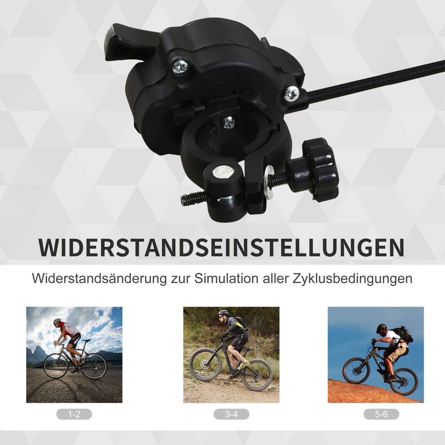 Magnetic foldable bike trainer for 26""-28""/700C wheels