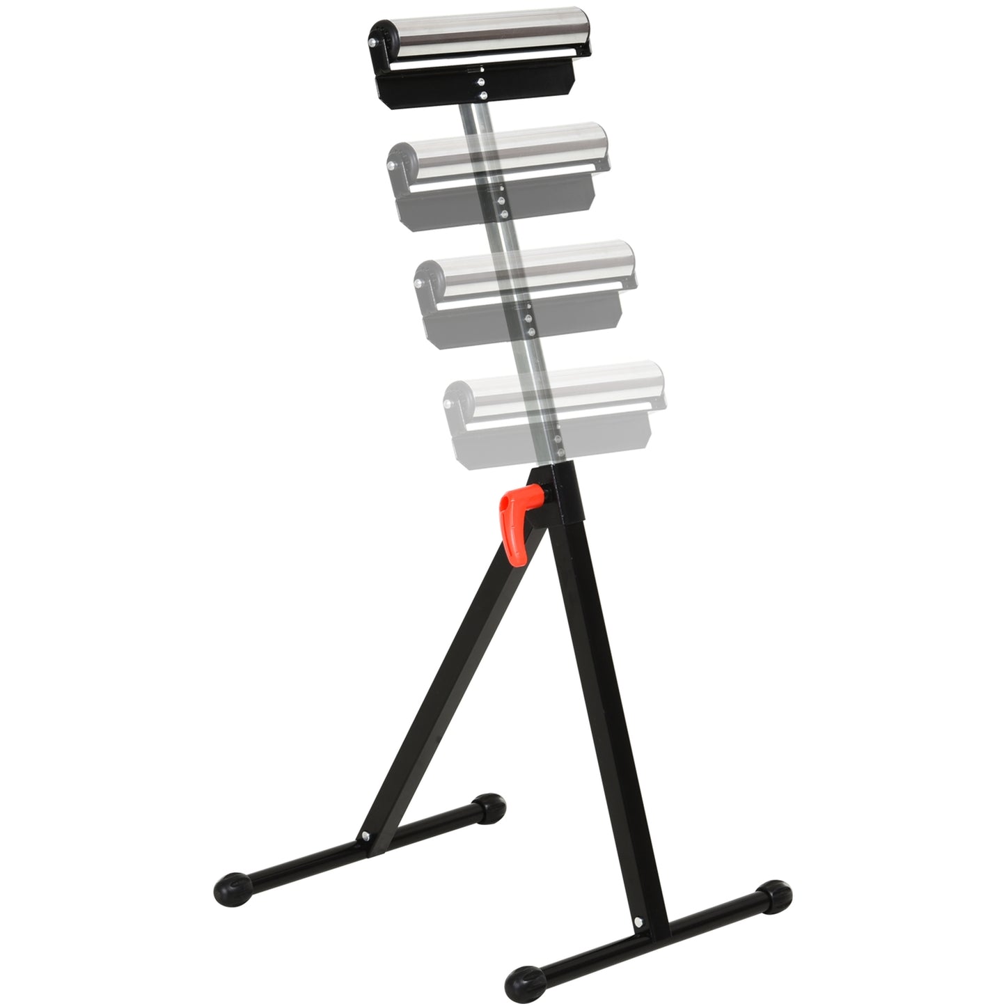 Adjustable roll bar - metal, 90 kg capacity, black