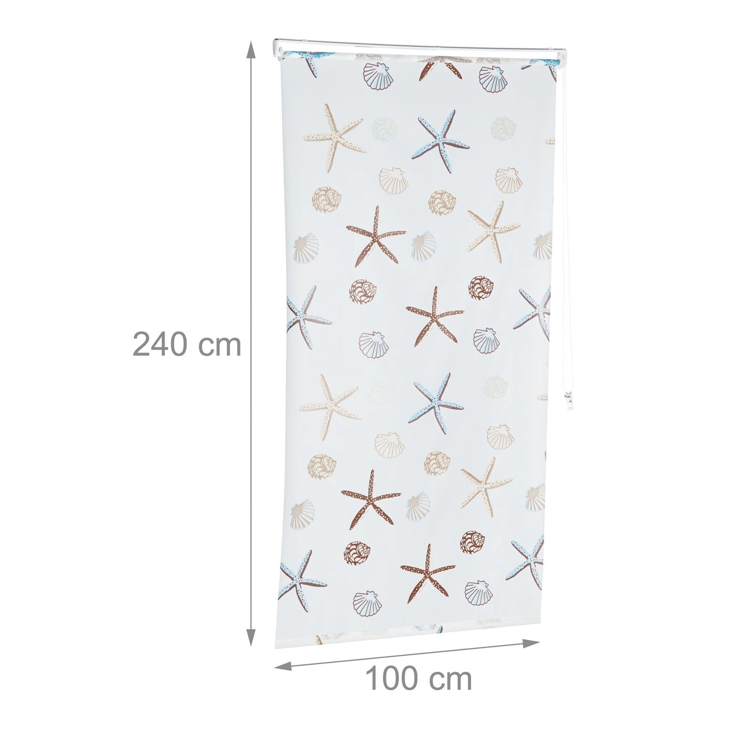 Roller blind for shower OCEAN