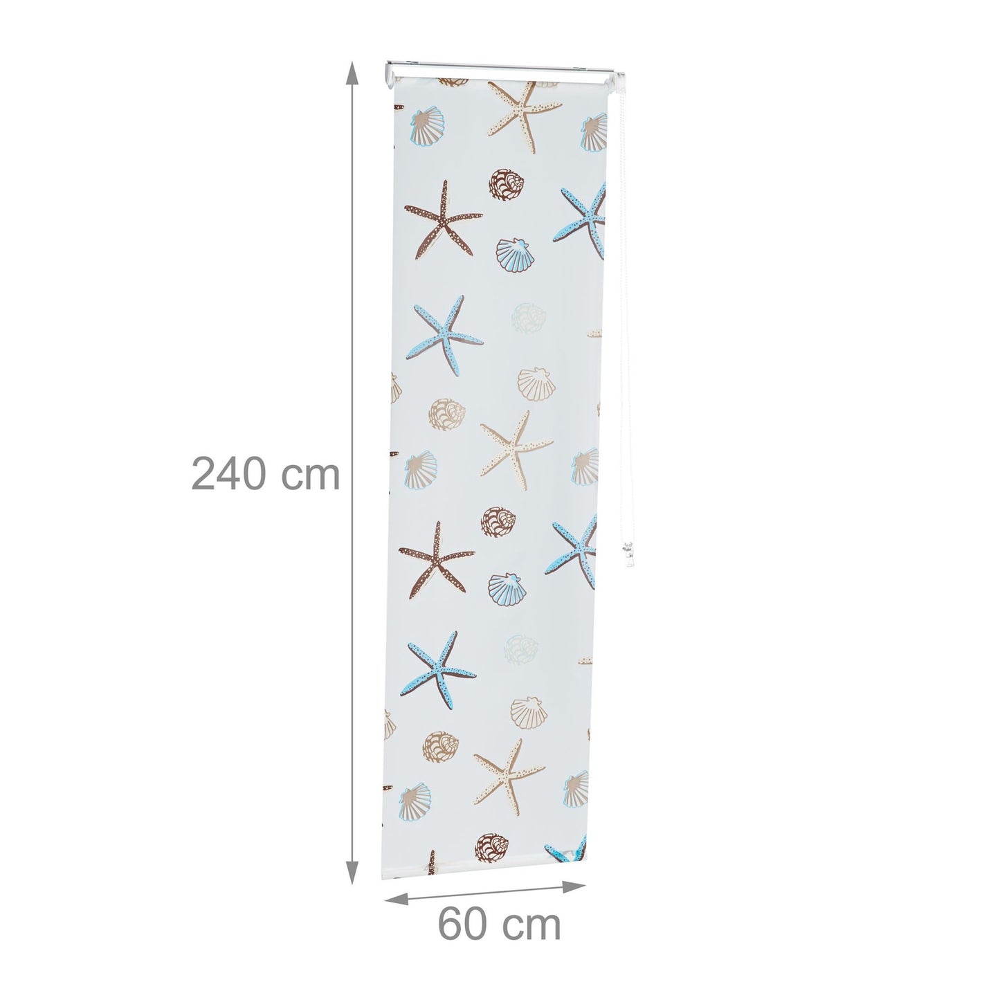 Roller blind for shower OCEAN