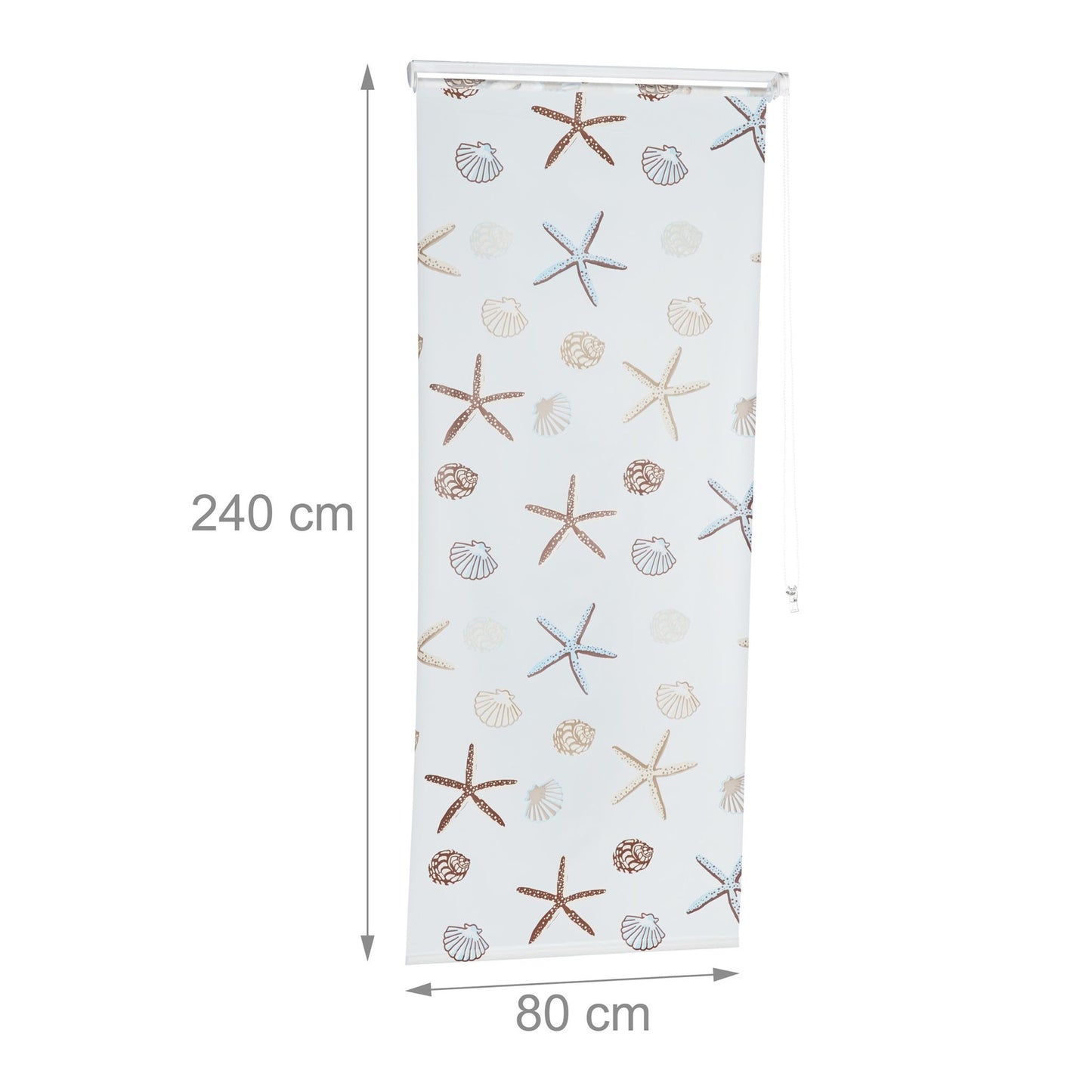Roller blind for shower OCEAN