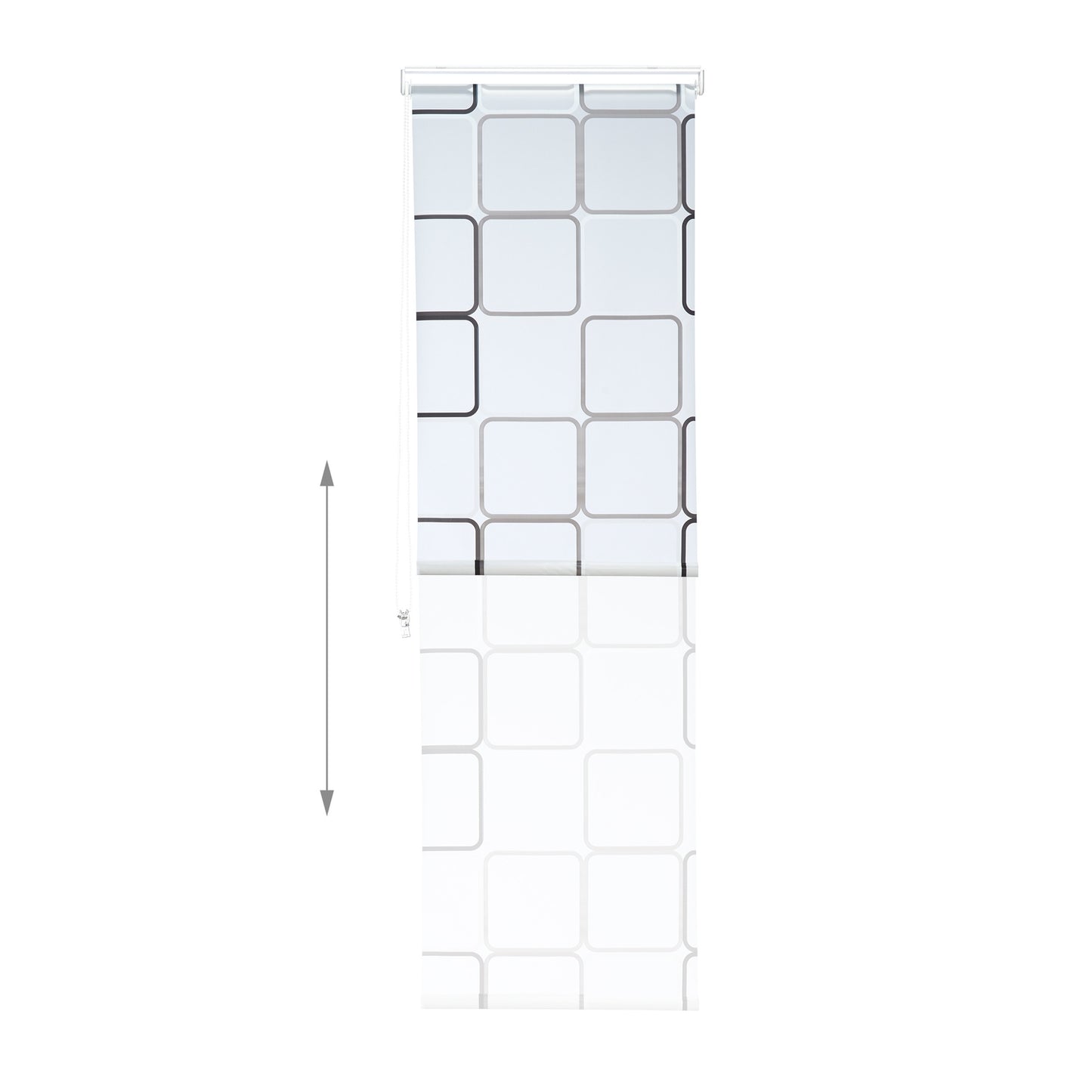 Roller blind for shower SQUARE