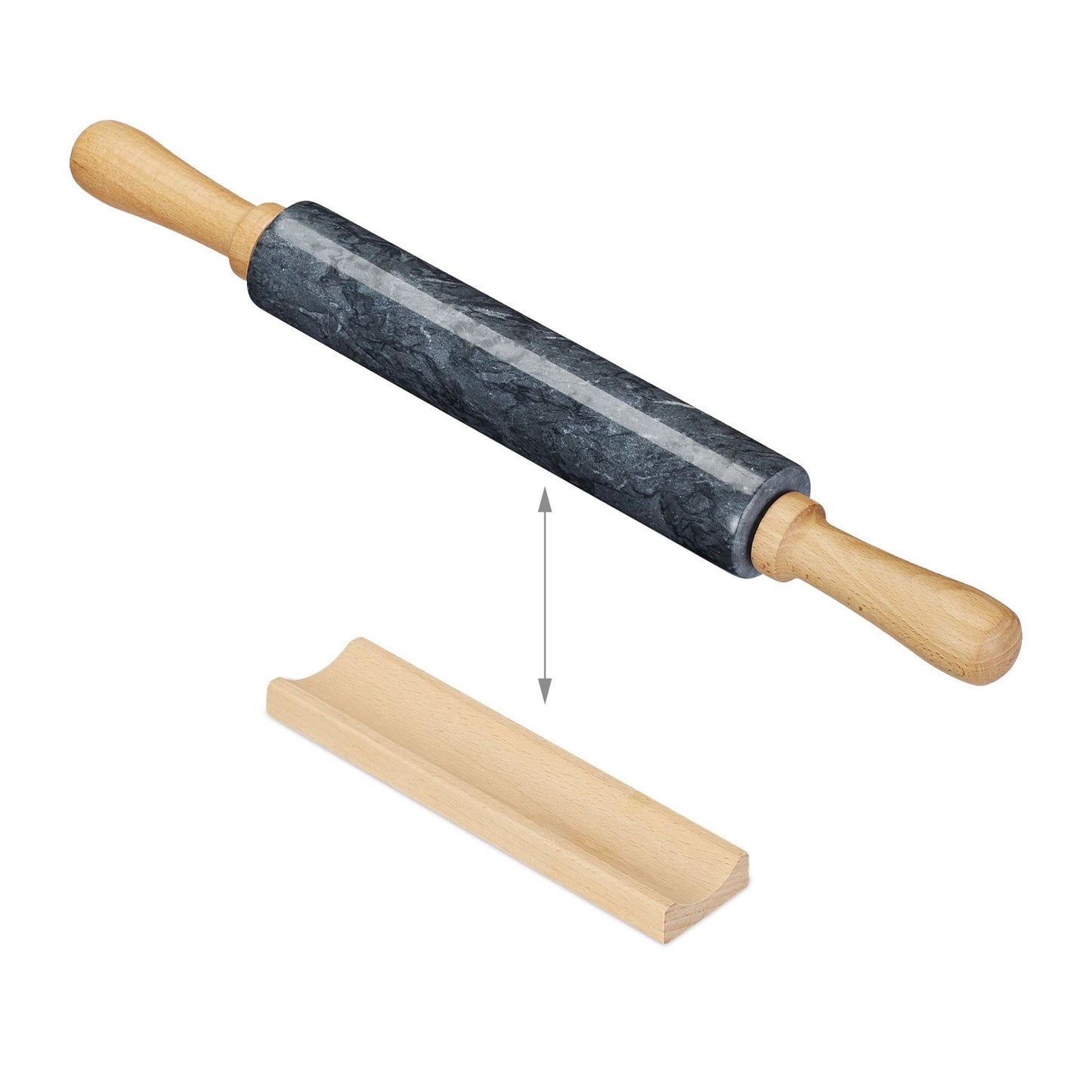 Roller made of marble