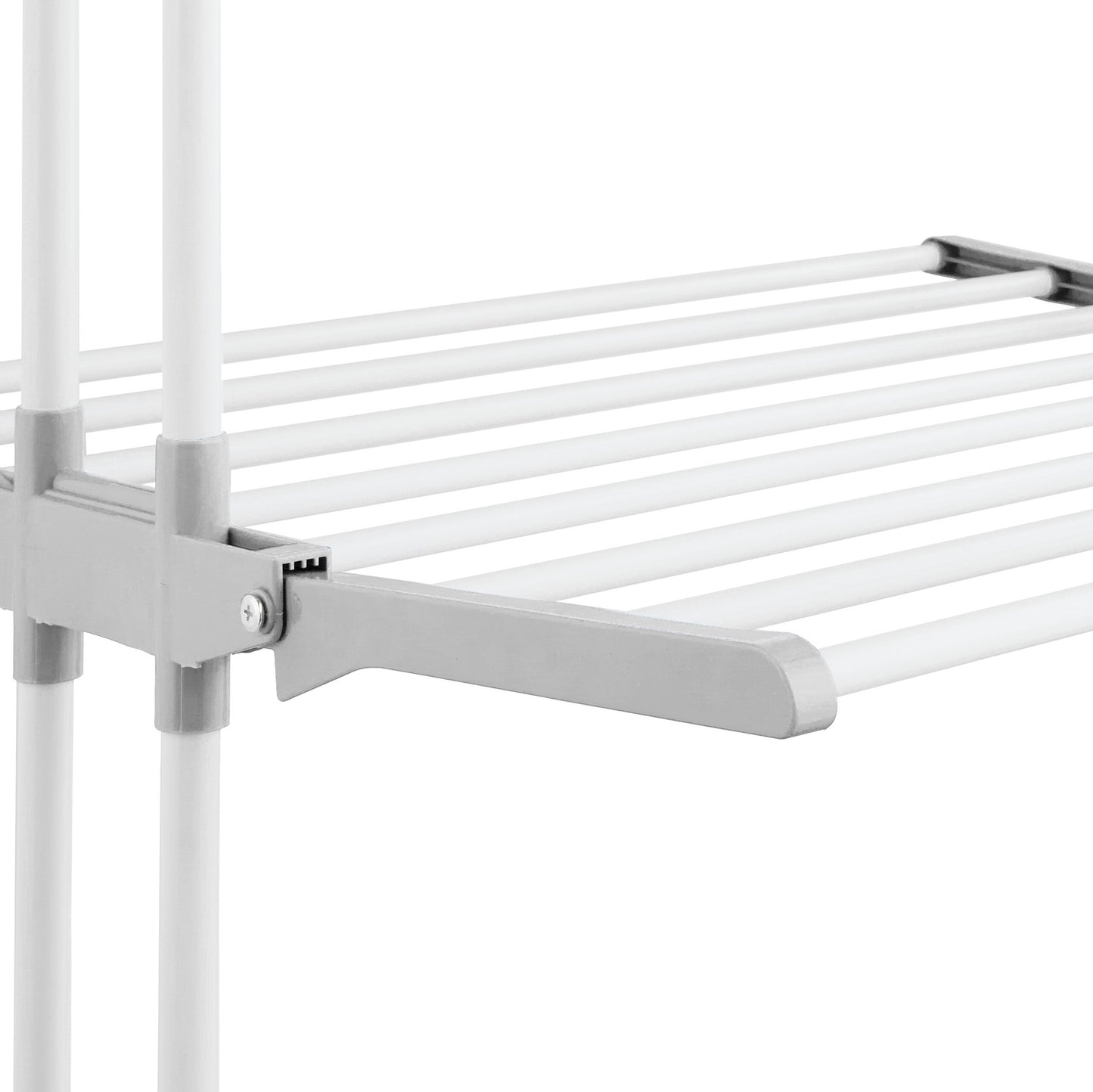 Rolling Laundry Drying Rack with Foldable Wings