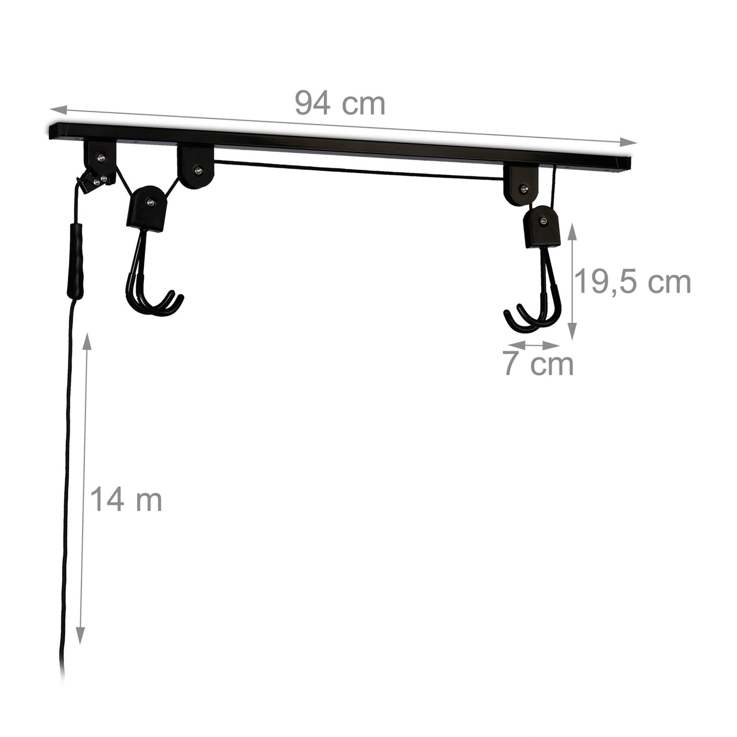 Roof for bicycle lift