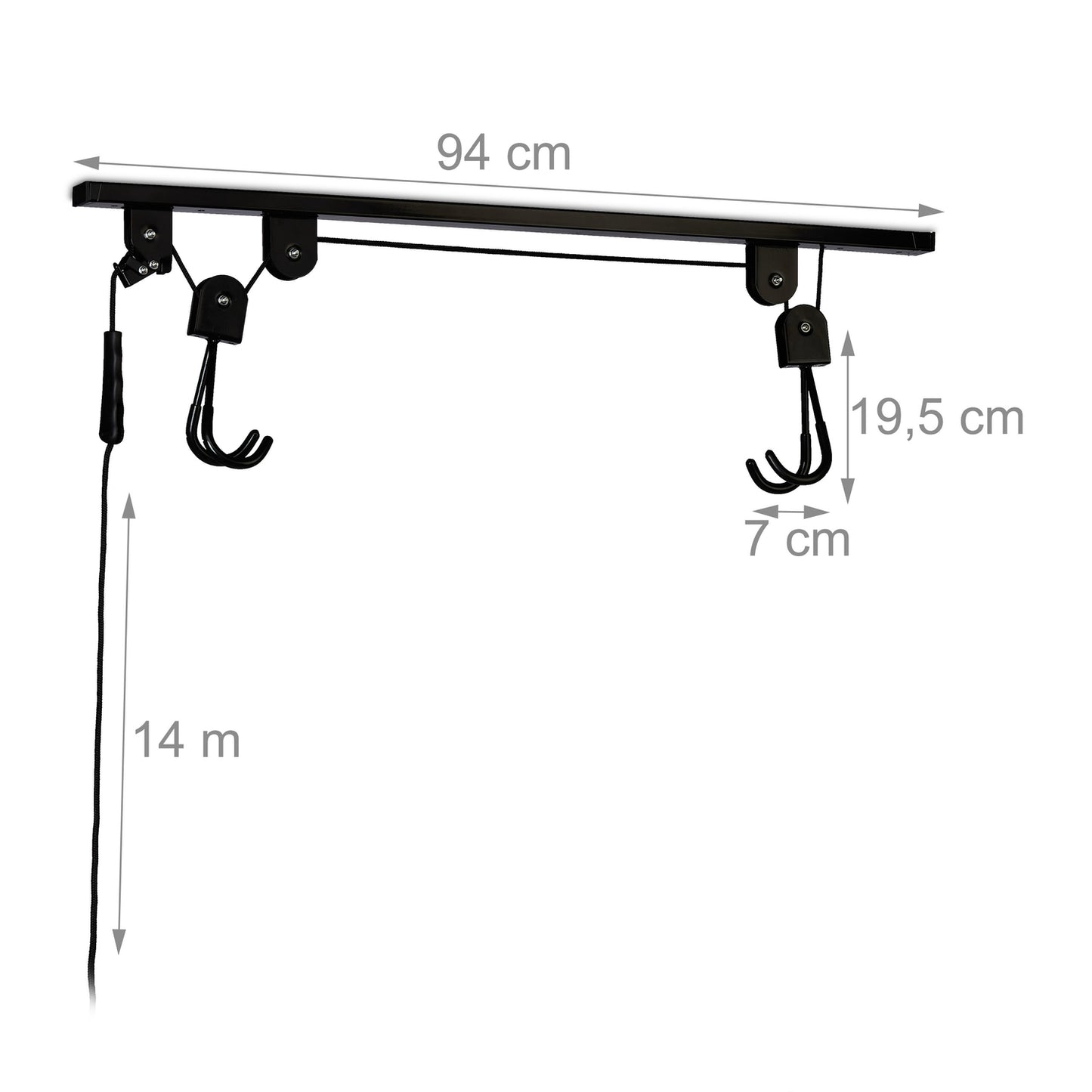 Roof for bicycle lift