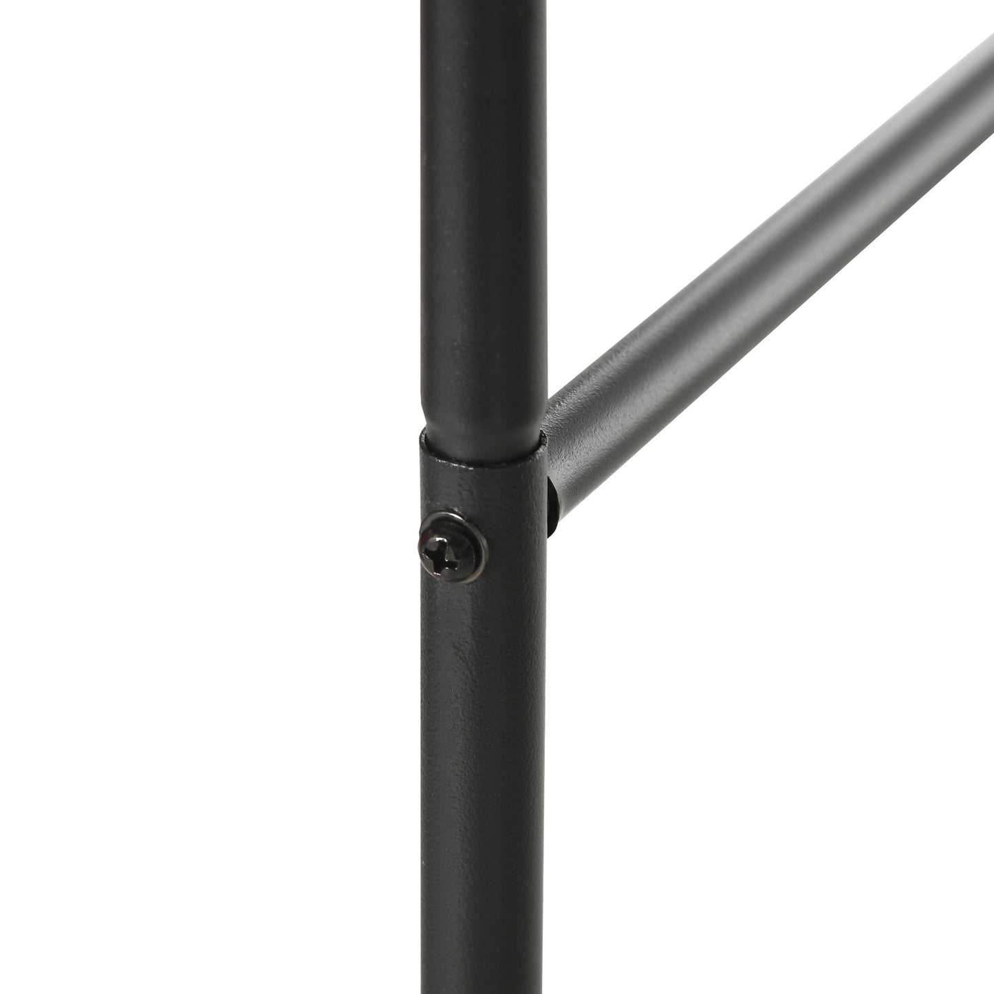 Metal garden arch for climbing plants - Black, 140x40x240 cm