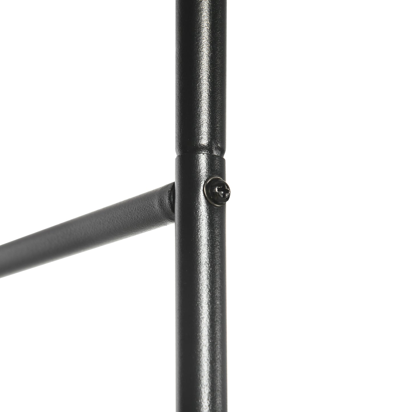 Metal garden arch for climbing plants - Black, 140x40x240 cm