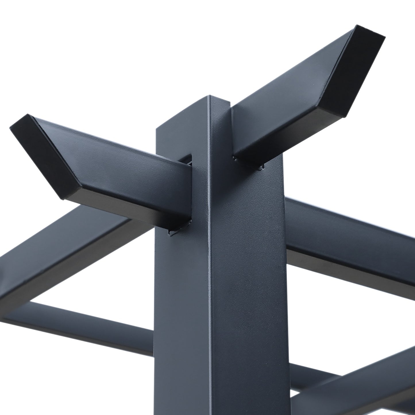 Black Metal Garden Arch Trellis, Weather Resistant, 2.97x2.95x2.3M