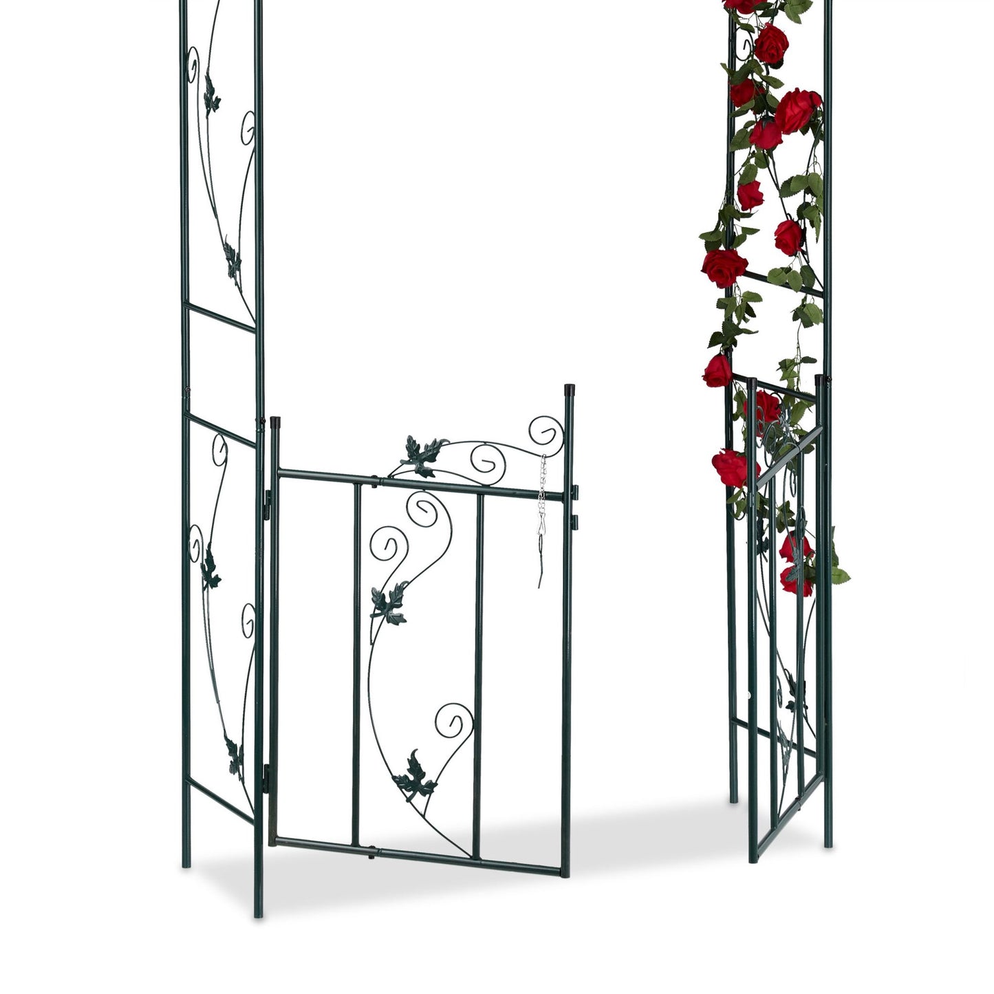 Rose arch with door