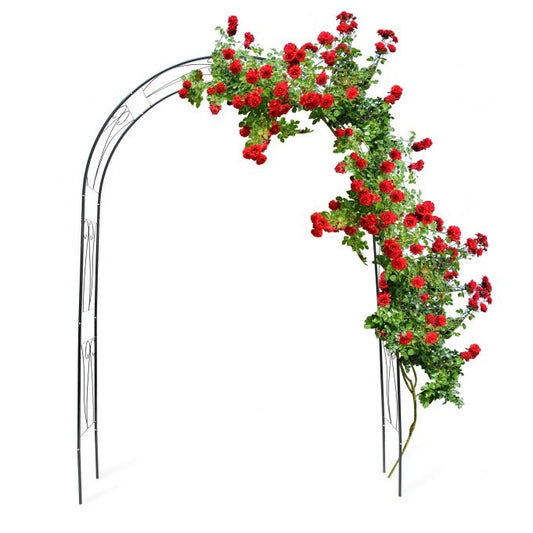 Rose arch with supporting ornaments