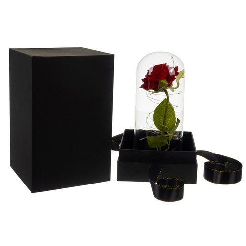 Rose in glass - glowing Malatec 21619