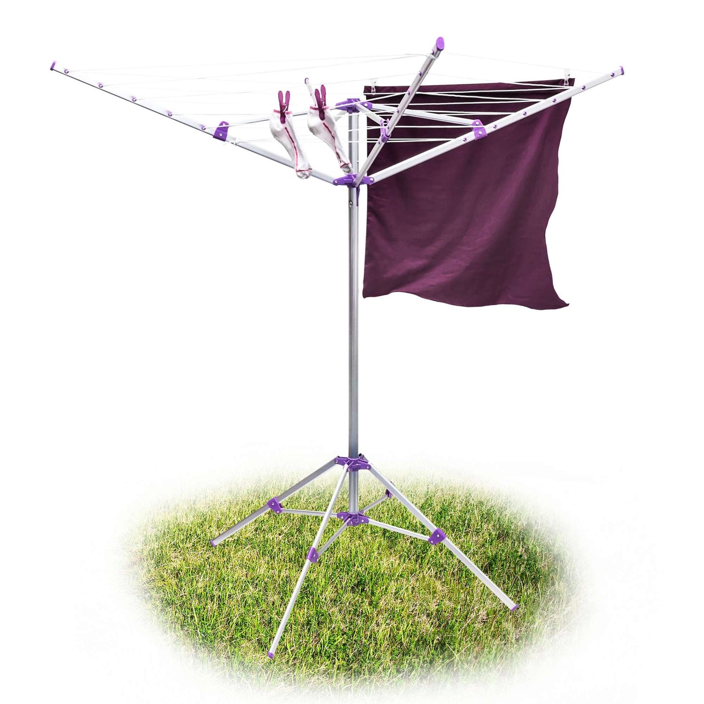Rotary dryer 19 m line with stand
