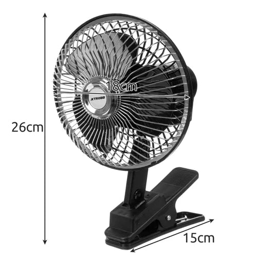 Rotary fan with clip Xtrobb 23194