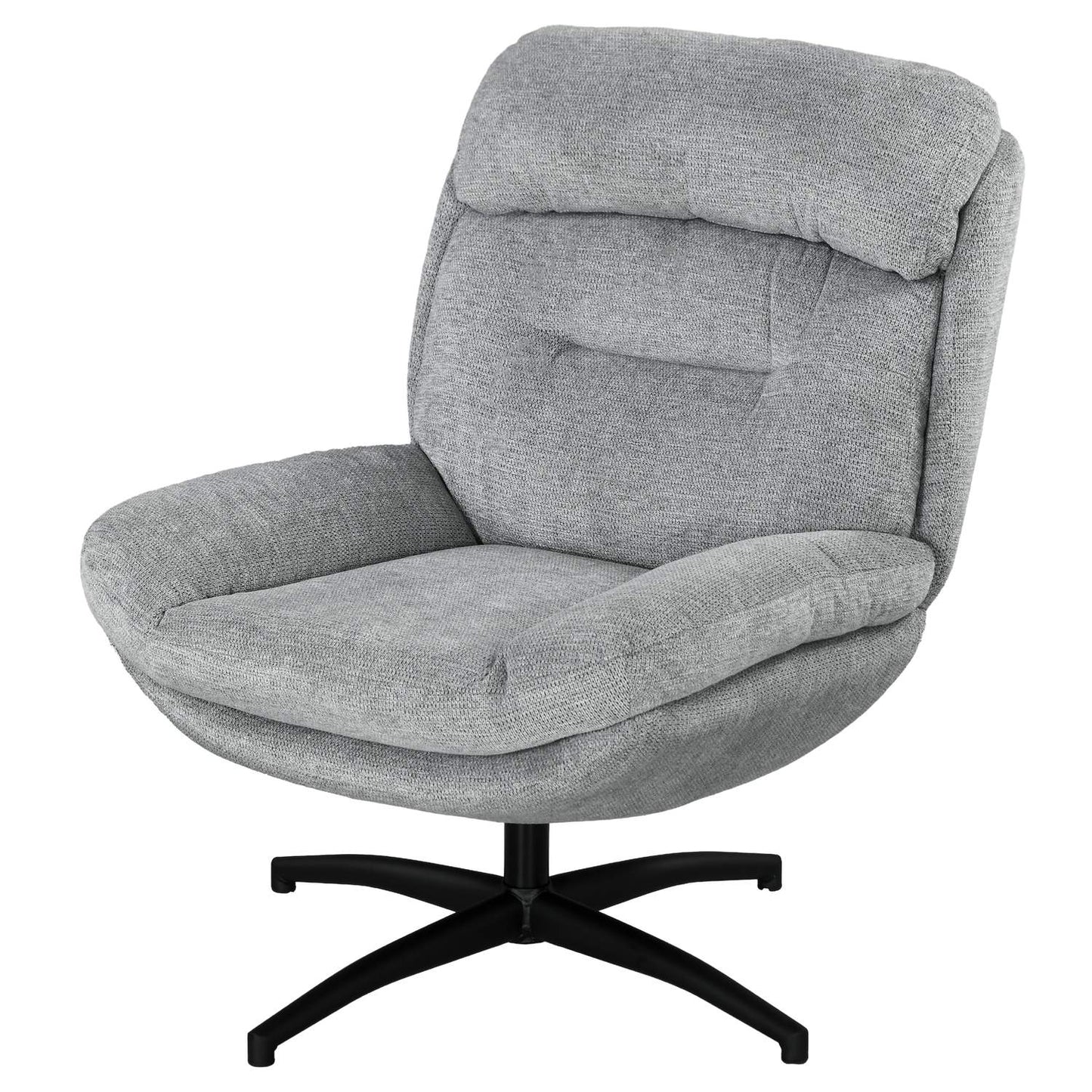 Lounge chair with water-repellent chenille, padded armrests