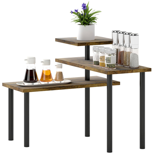 Rotating 3-Tier Kitchen Shelf, Metal, 40 x 18 x 36.5 cm