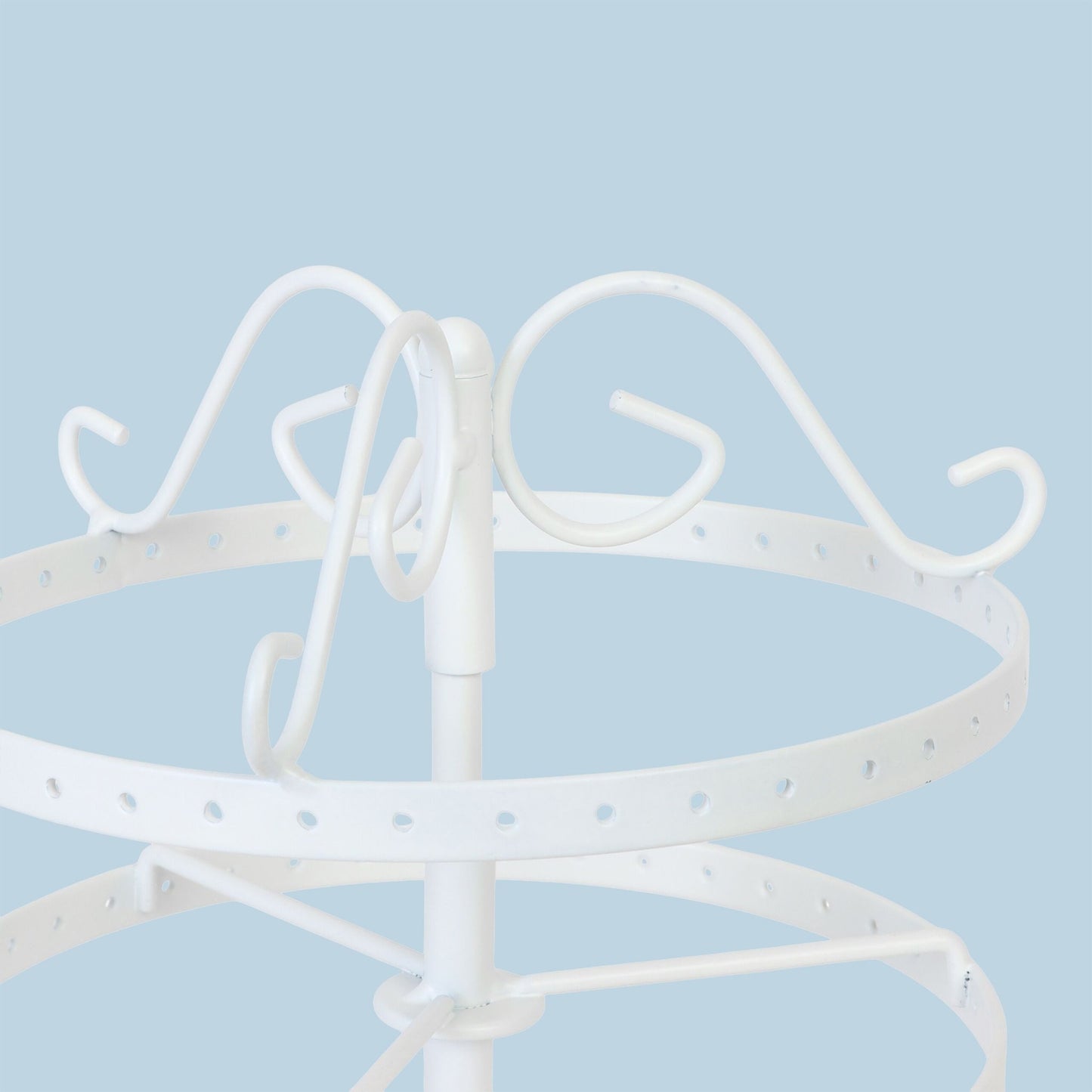 Rotating Earring Holder – 168 Slots, 4 Tiers, Iron Frame