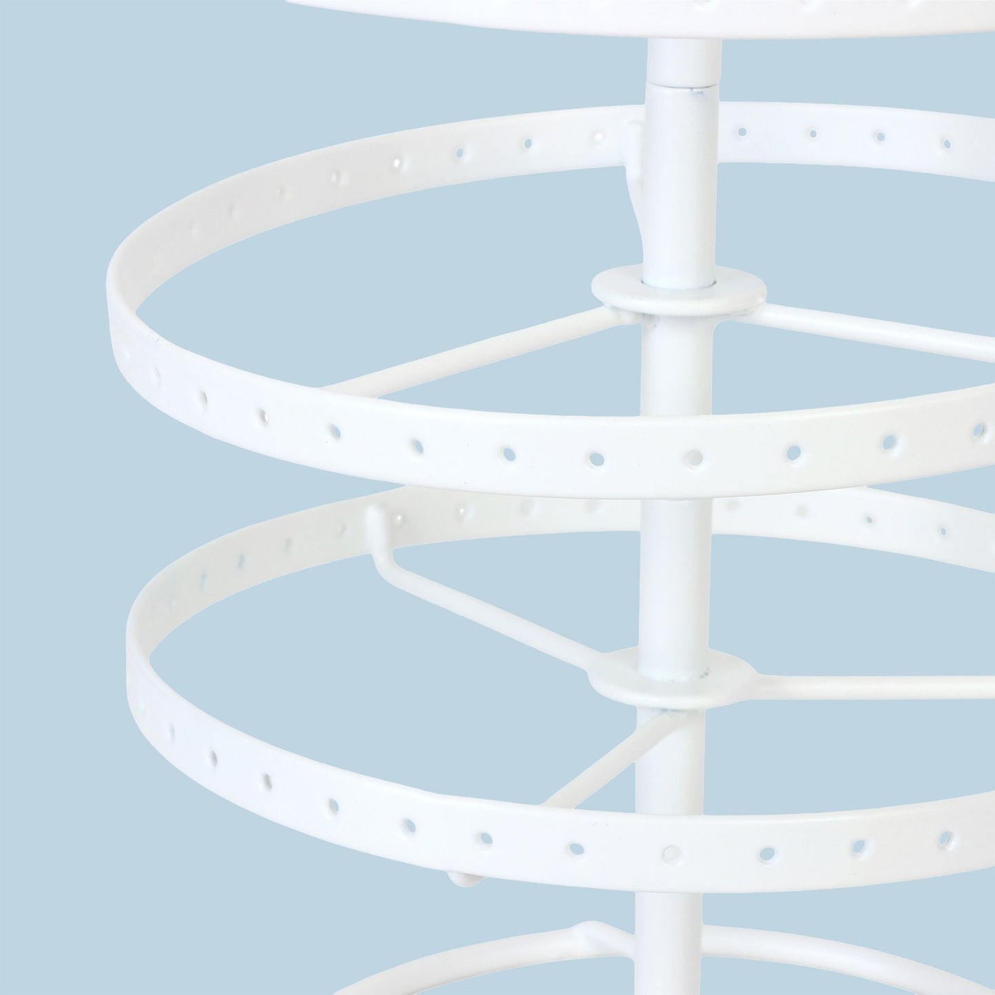 Rotating Earring Holder – 168 Slots, 4 Tiers, Iron Frame