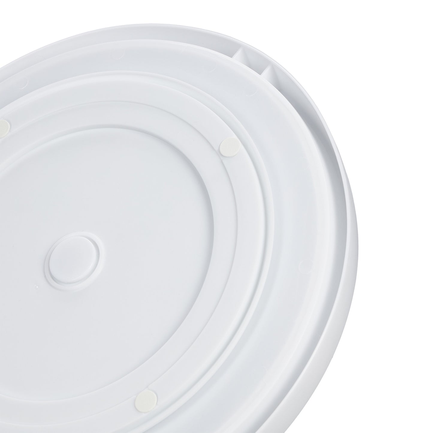 Rotating Fridge Organiser Set, 2-Piece Plastic Trays