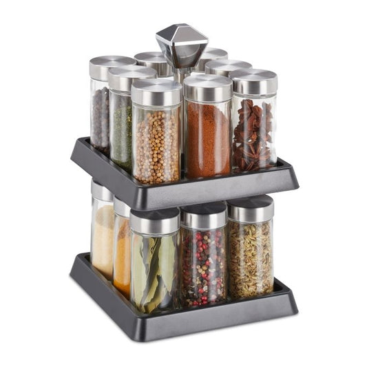 Rotating Spice Rack 16 Spice Jars