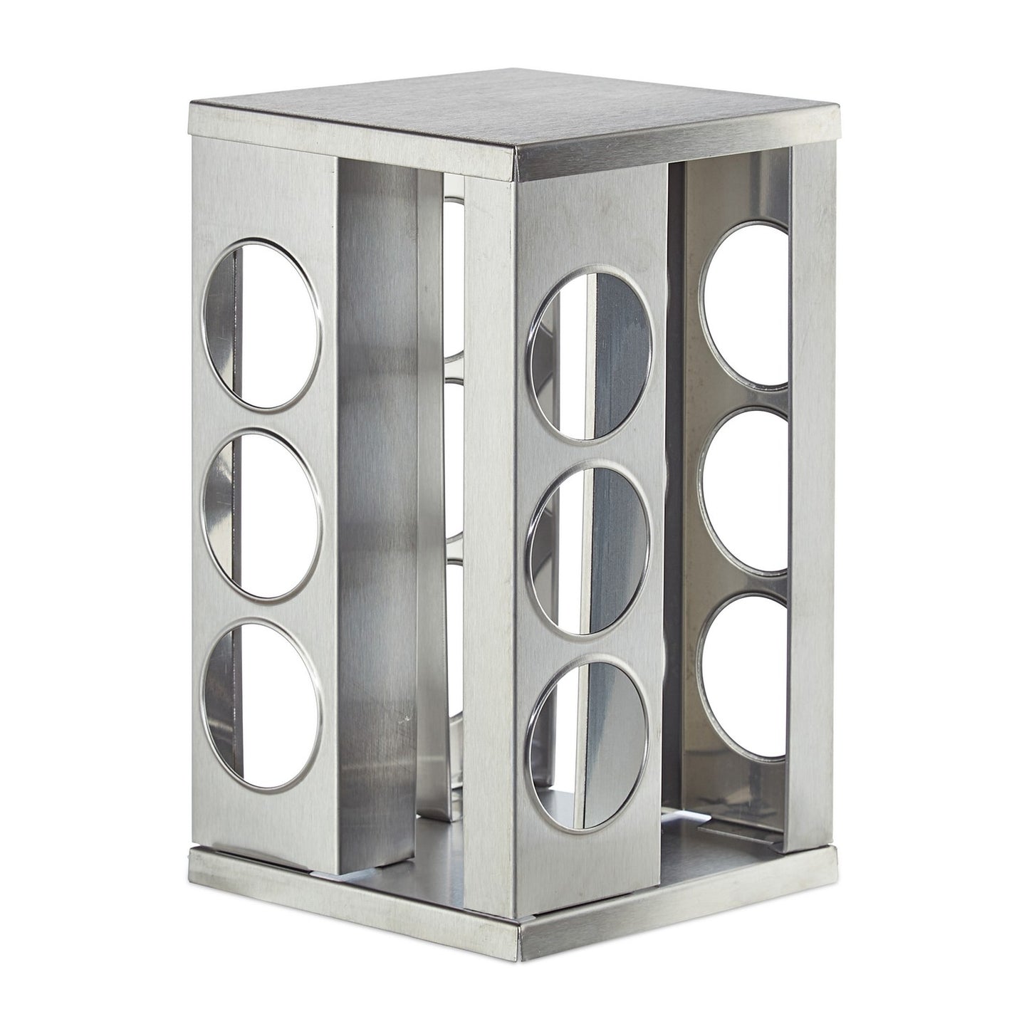 Rotating spice rack with 12 spice jars